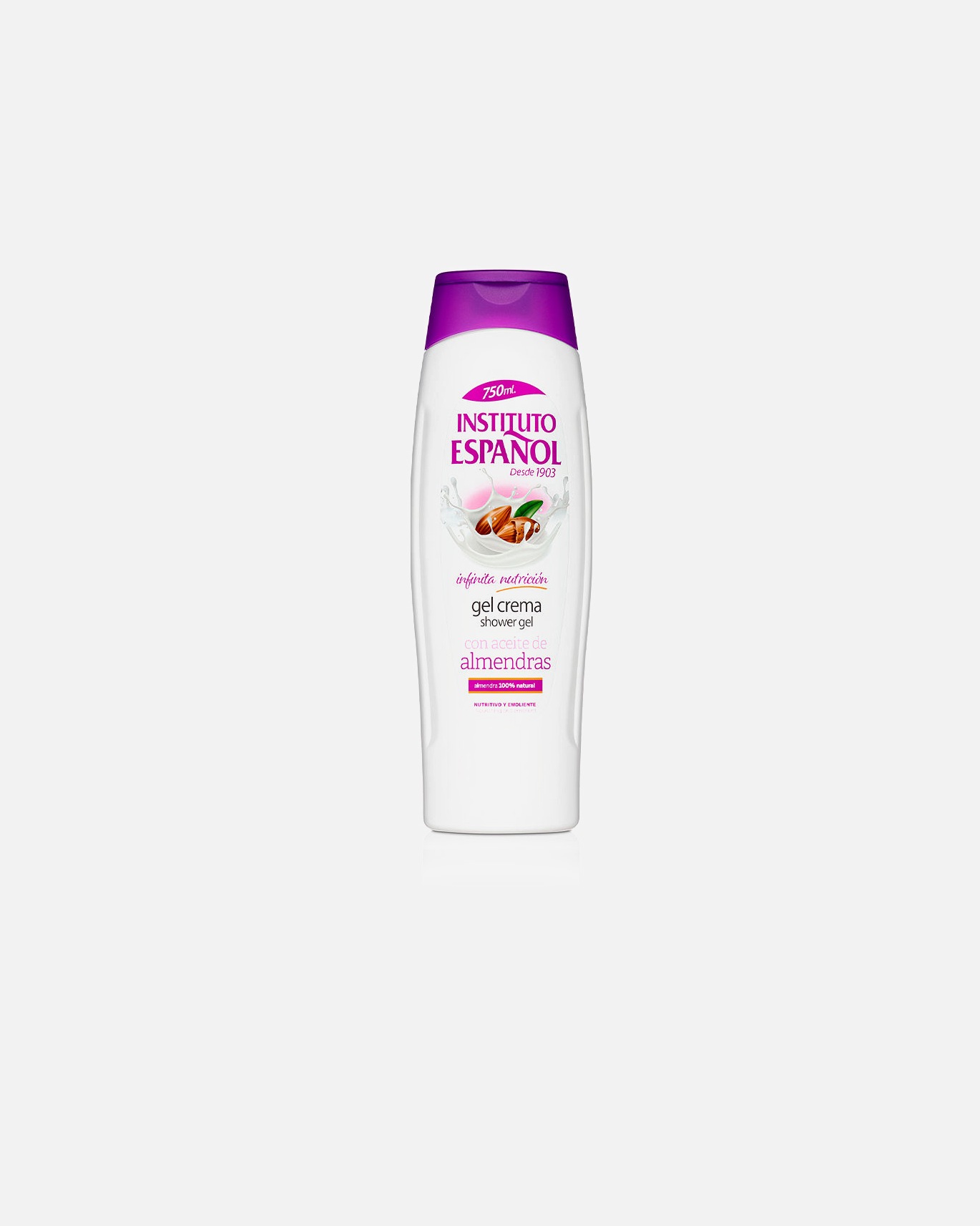 Gel de ducha para Unisex Instituto Español ALMENDRAS gel crema de ducha 750 ml