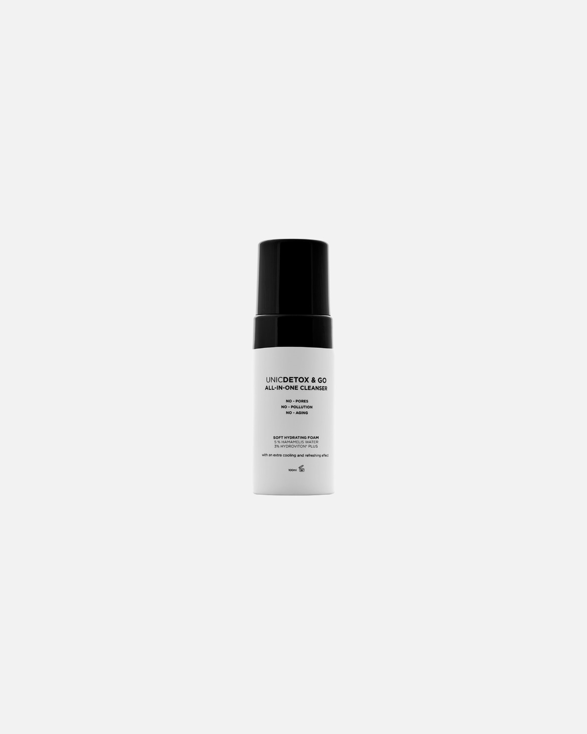 Espuma de limpieza facial para Unisex UNICSKIN Default Brand Line UNICDETOX & GO ALL-IN-ONE CLEANSER 100ml