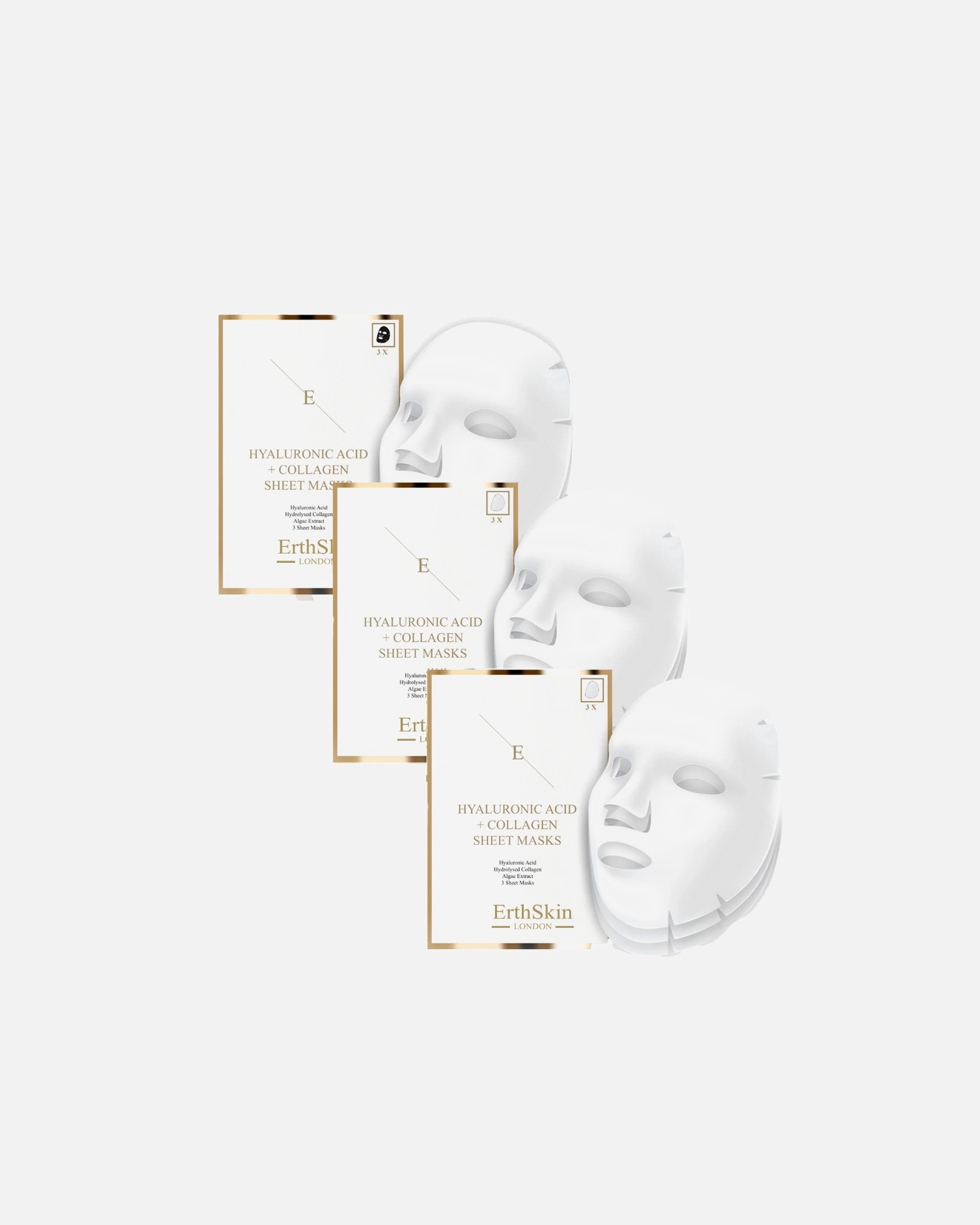 Mascarilla de tela para Mujer ErthSkin London 3 Un