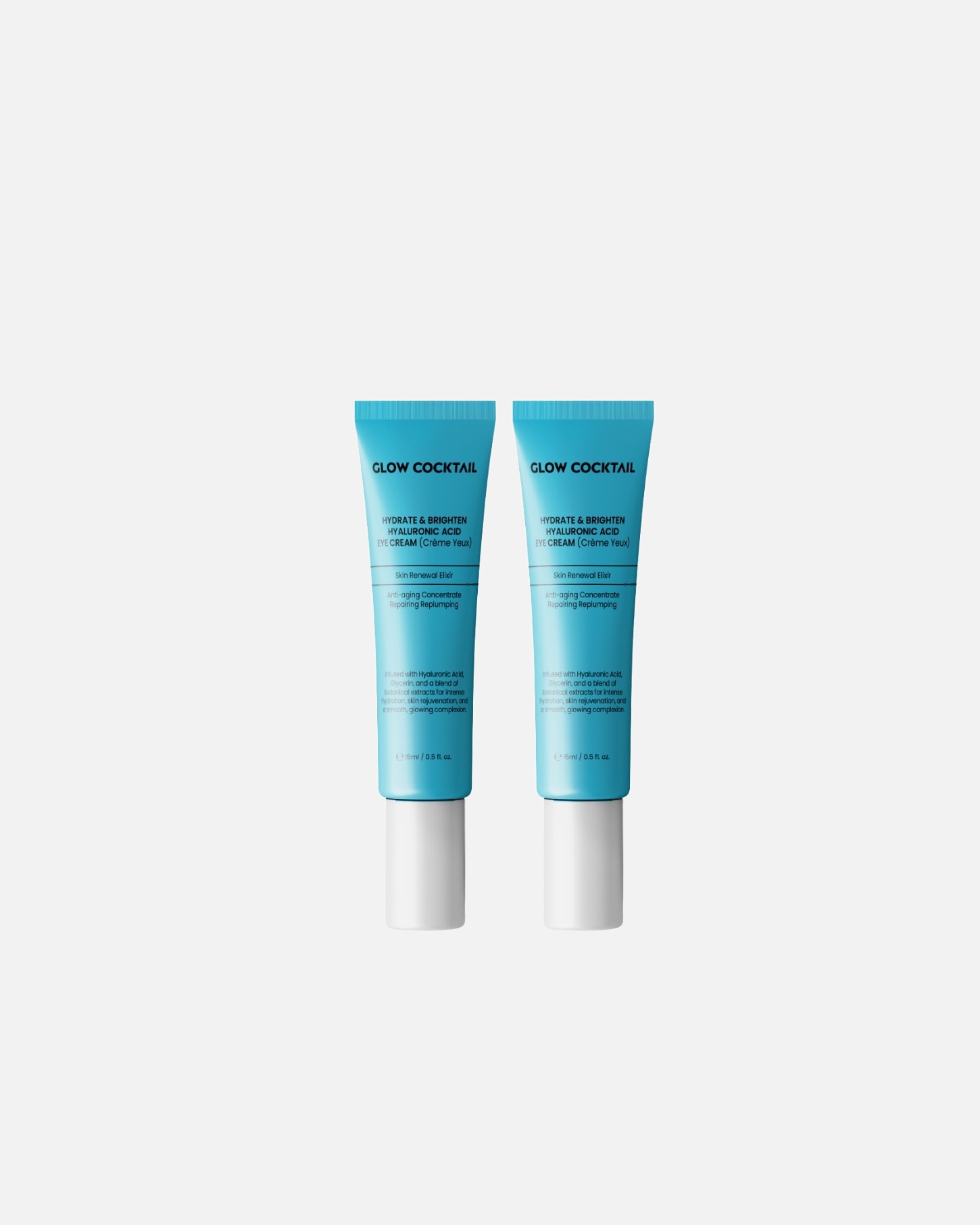 Crema para los ojos para Mujer Glow Cocktail Dúo de cremas para ojos con ácido hialurónico 1 pieza