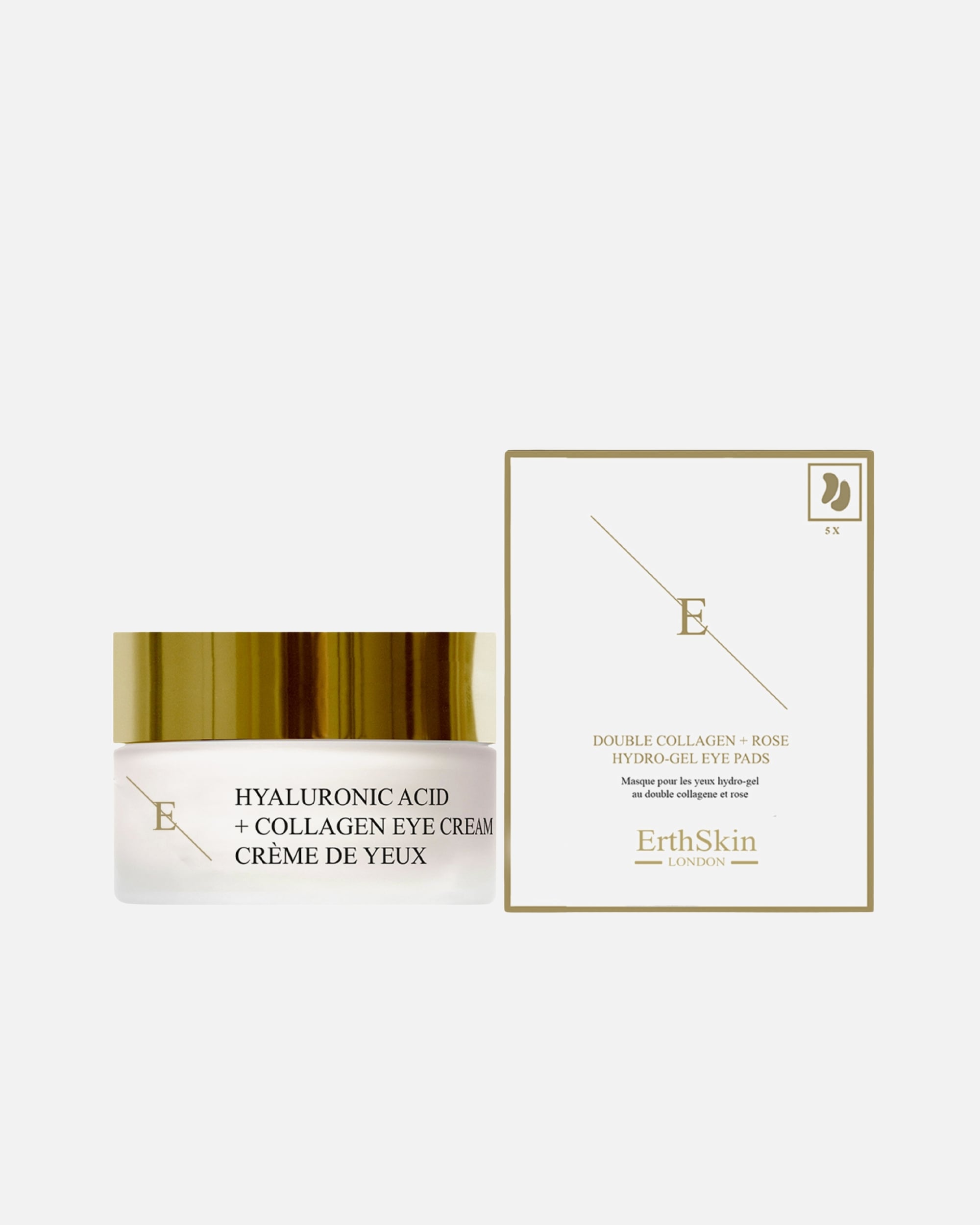 Kit cuidado de los ojos para Mujer ErthSkin London Set para ojos Pro Age + Double Collagen 1 pieza