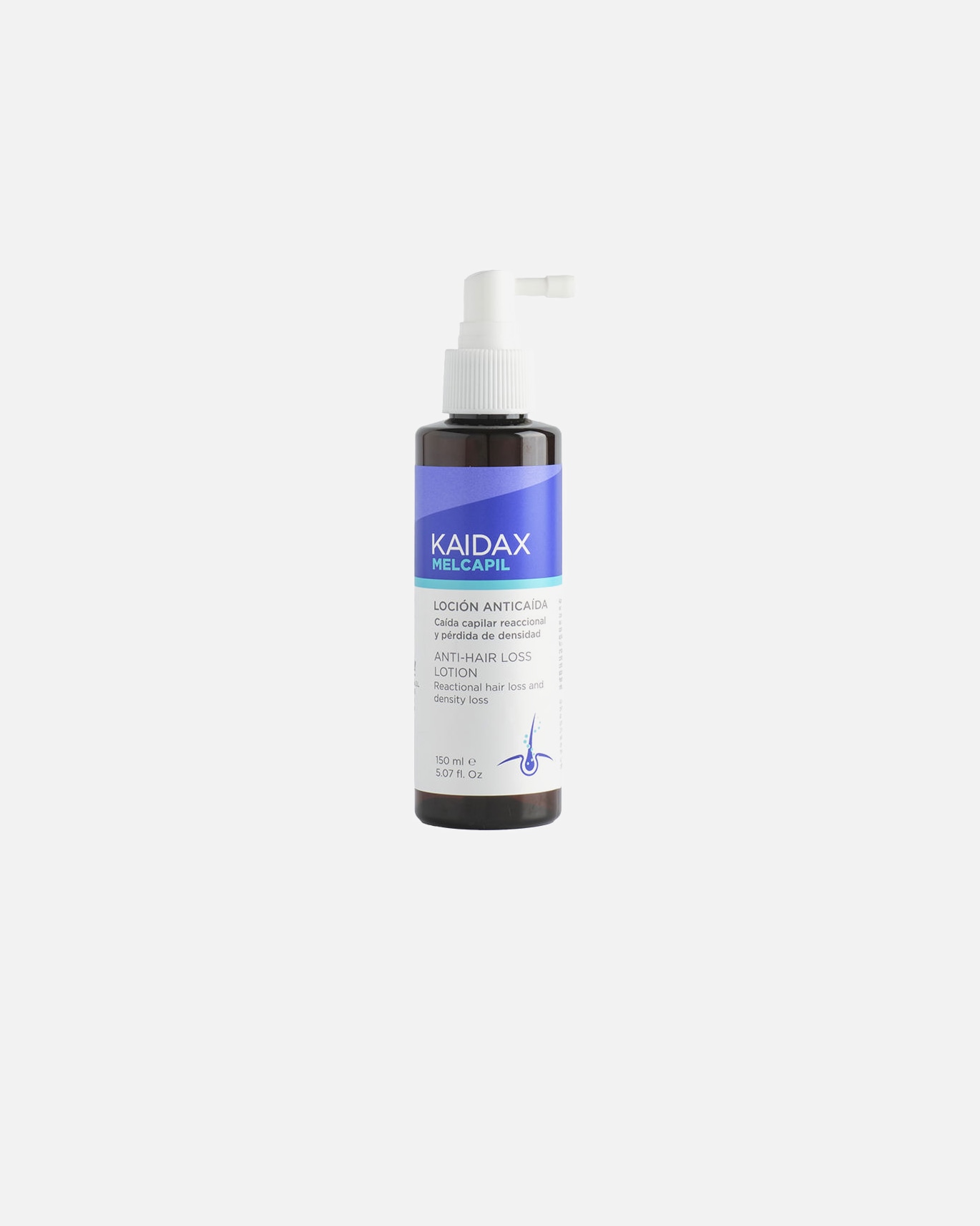 Remedio contra la pérdida de cabello para Unisex Topicrem KAIDAX MELCAPIL loción anticaída 150 ml
