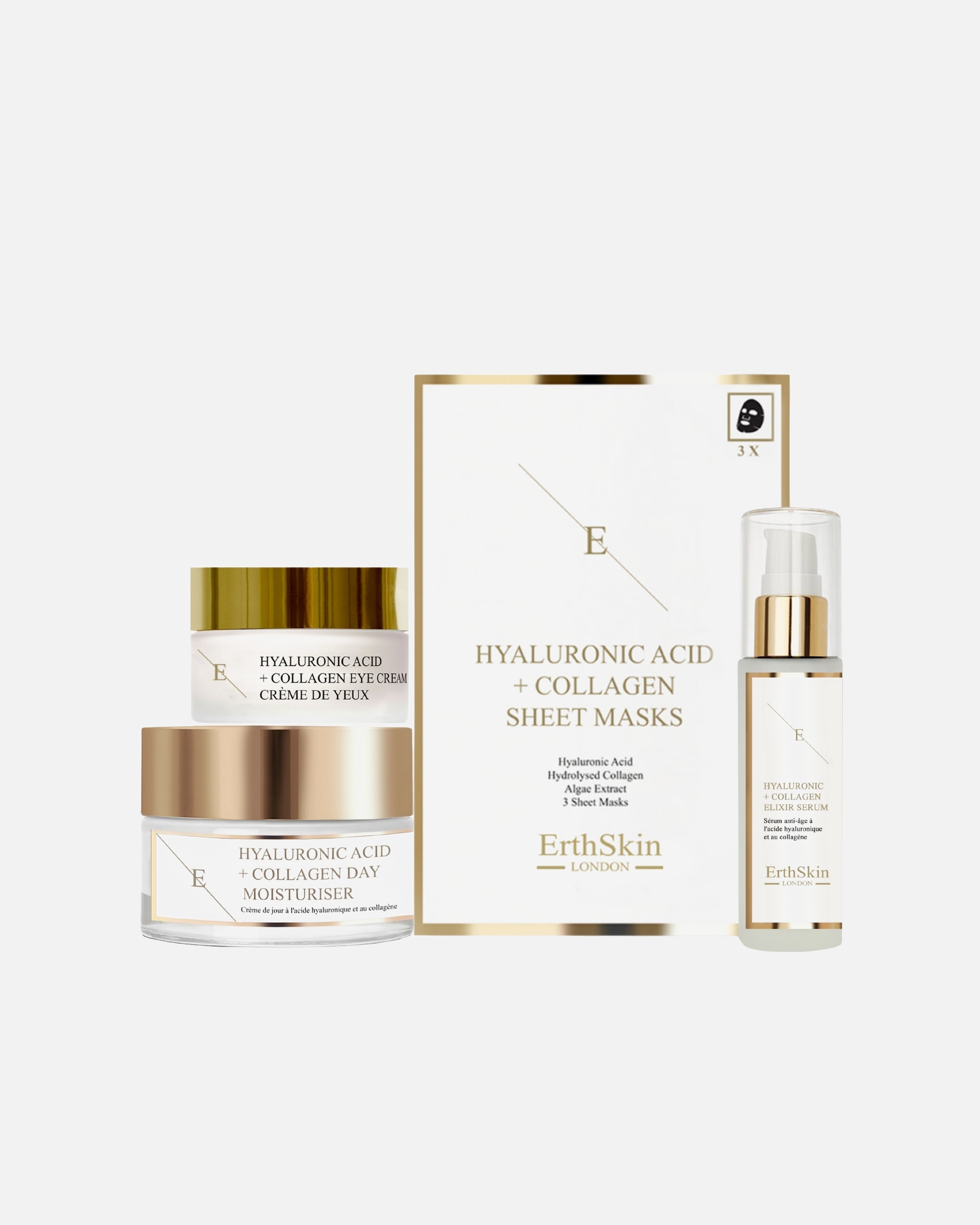 Set de tratamiento facial para Mujer ErthSkin London Set para el cuidado de los ojos Hydra Pro Age 1 pieza