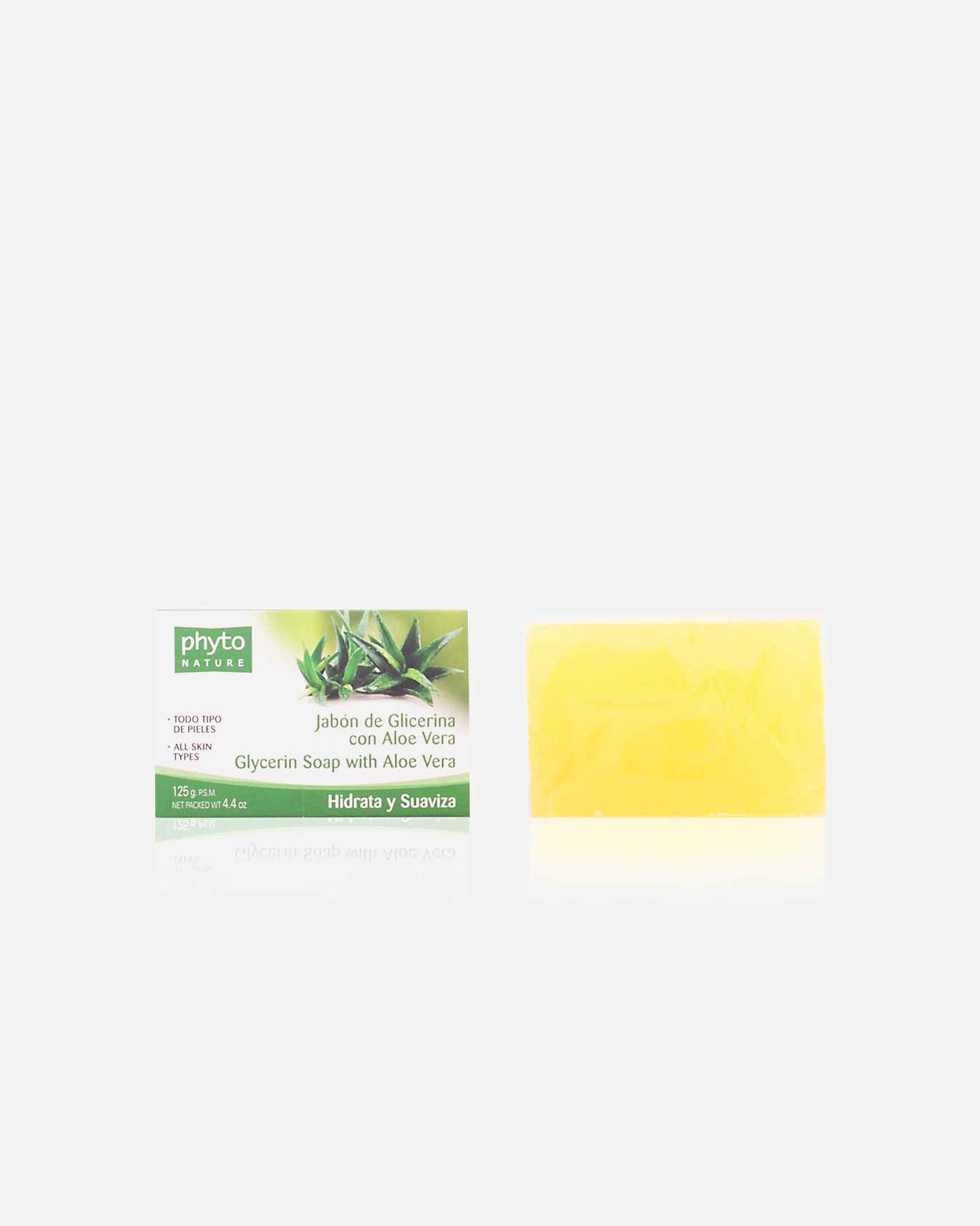 Gel limpiador para Unisex Luxana PHYTO NATURE pastilla jabón aloe vera 120 gr