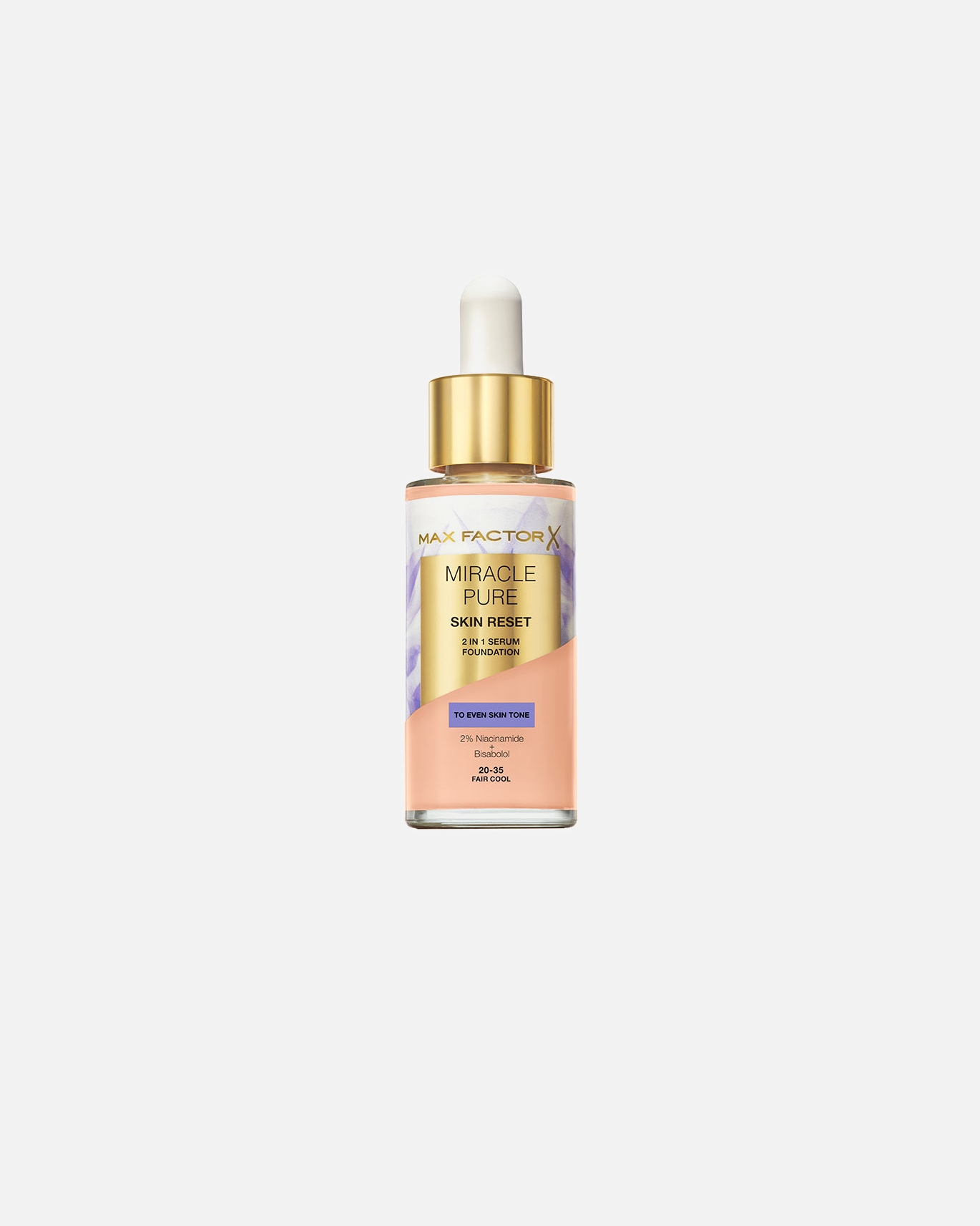 Base para Unisex Max Factor MIRACLE PURE sérum renovador 2 en 1 Fair Cool