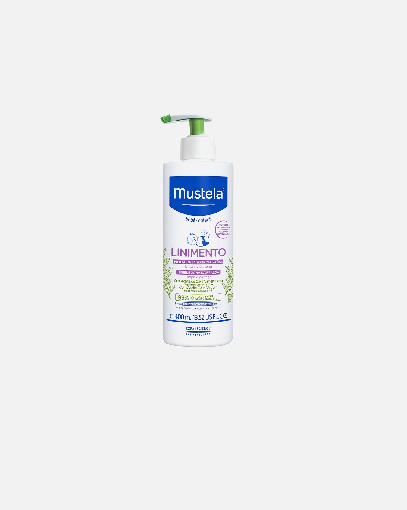Crema para bebés para Unisex Mustela BEBÉ-NIÑO linimento 400 ml