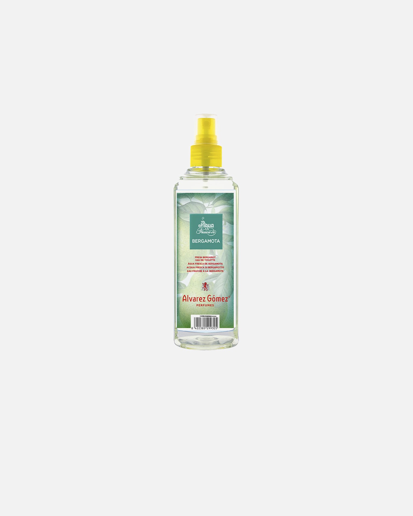 Eau de toilette para Unisex Alvarez Gomez AGUA FRESCA bergamota 300 ml
