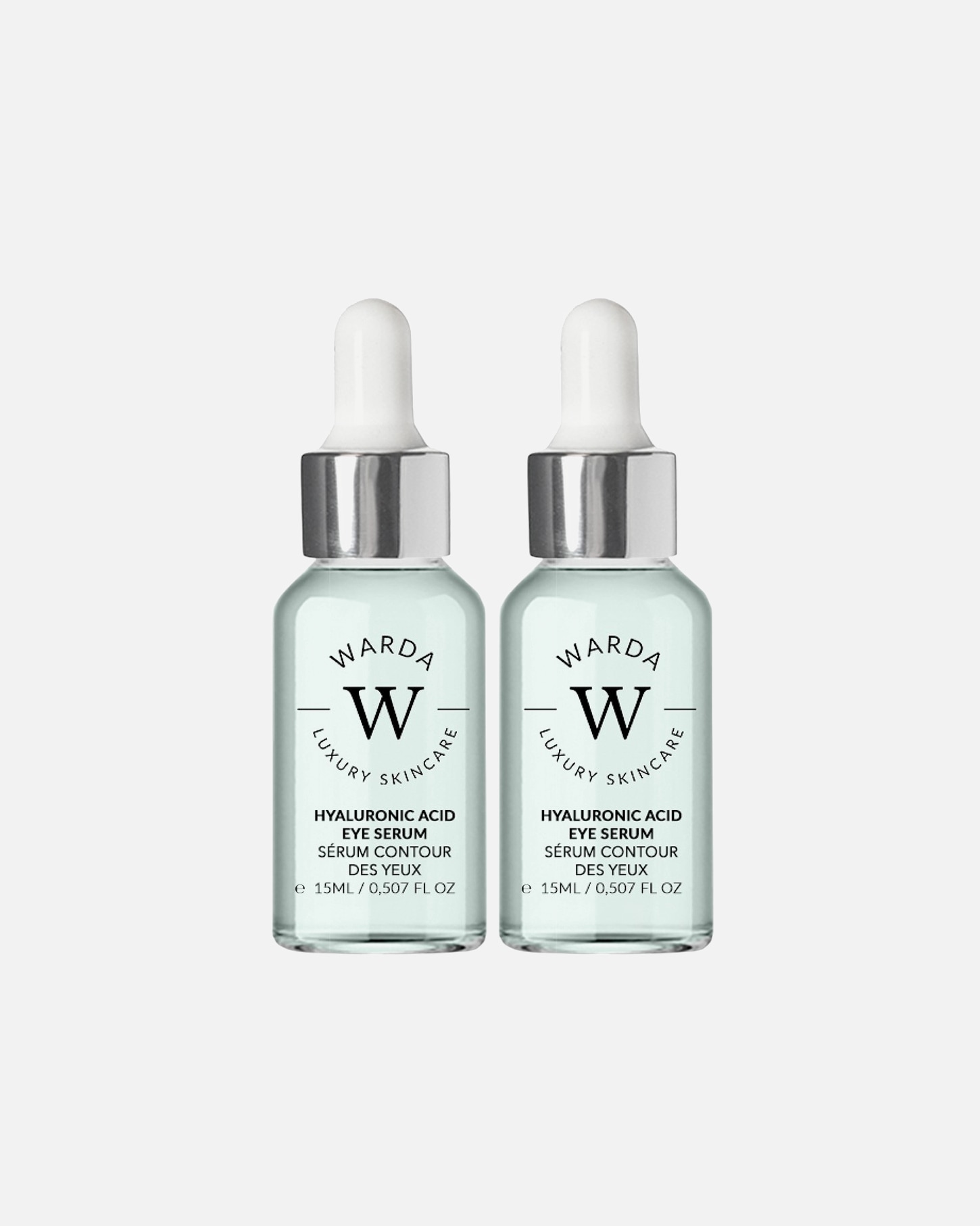Suero contorno de ojos para Mujer WARDA LUXURY SKINCARE Paquete doble de suero de ácido hialurónico 1 pieza