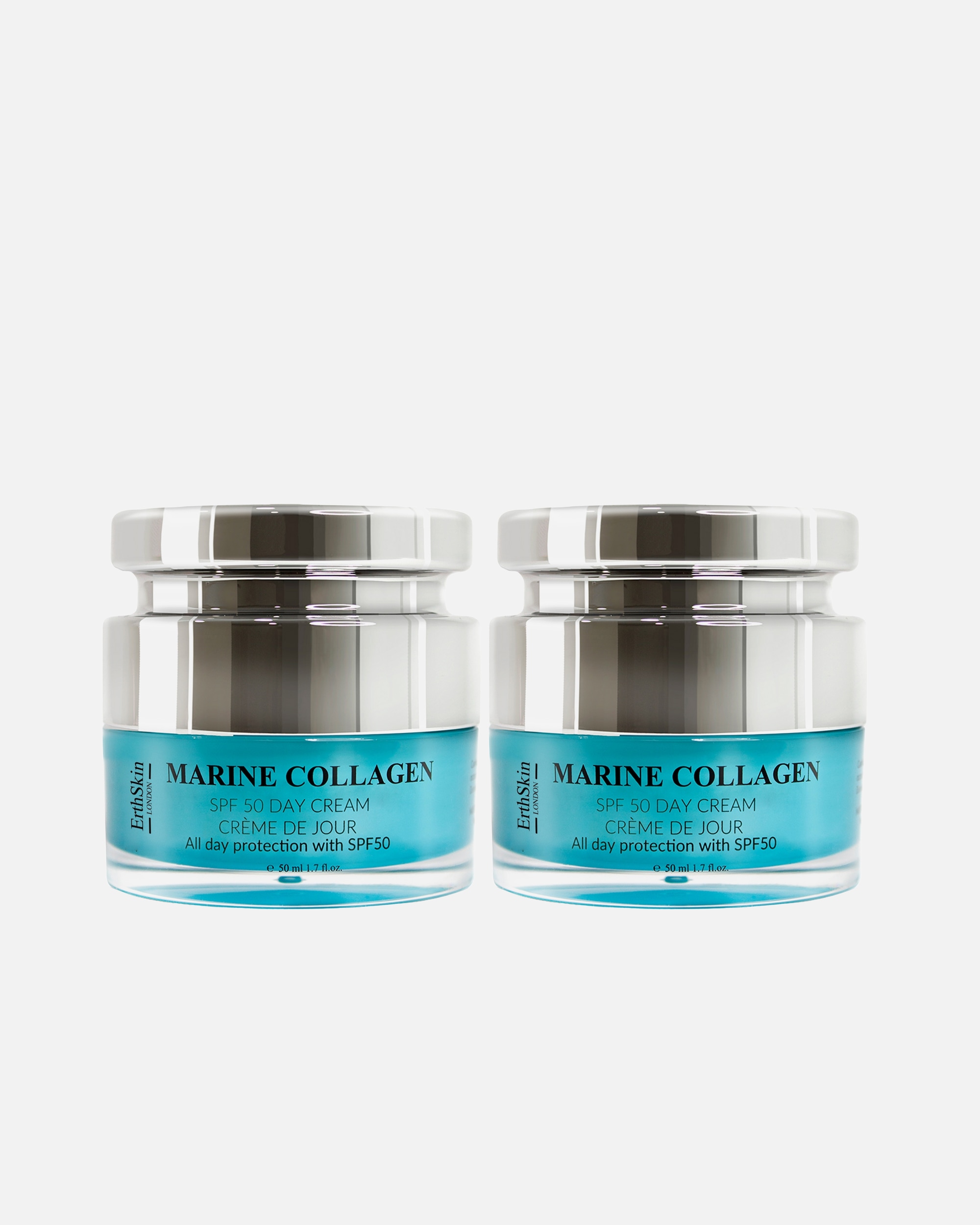 Crema de día para Mujer ErthSkin London Crema de día con colágeno marino FPS 50 1 pieza