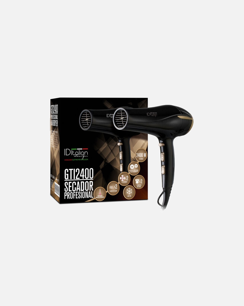Secador de pelo para Unisex Italian Design Electrical Items Secador De Pelo Gti 2400W 1 pieza
