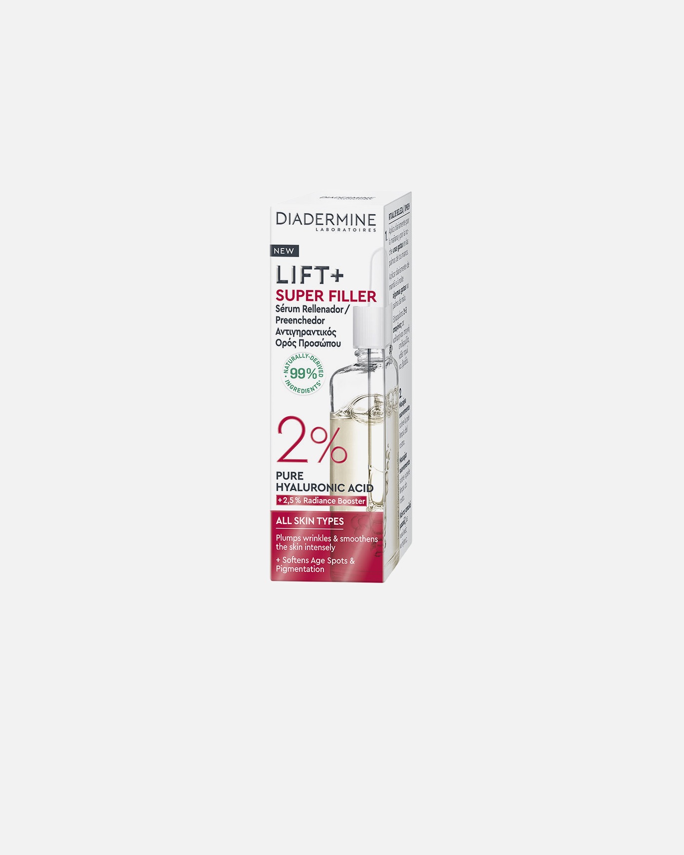 Suero antienvejecimiento para Mujer DIADERMINE LIFT + SUPER FILLER serum rellenador 30 ml