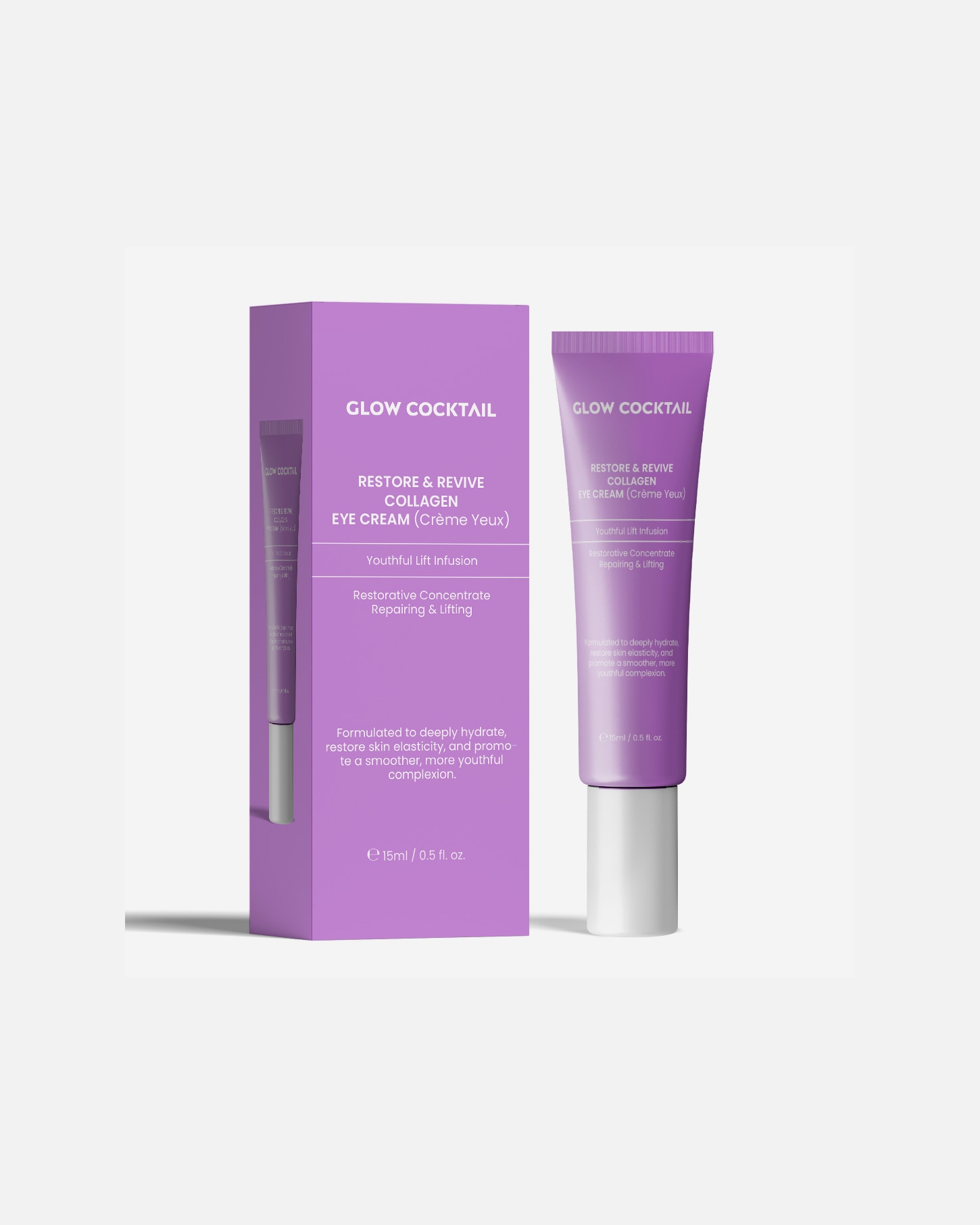 Crema para los ojos para Mujer Glow Cocktail Colágeno Revive Eye 15 ml