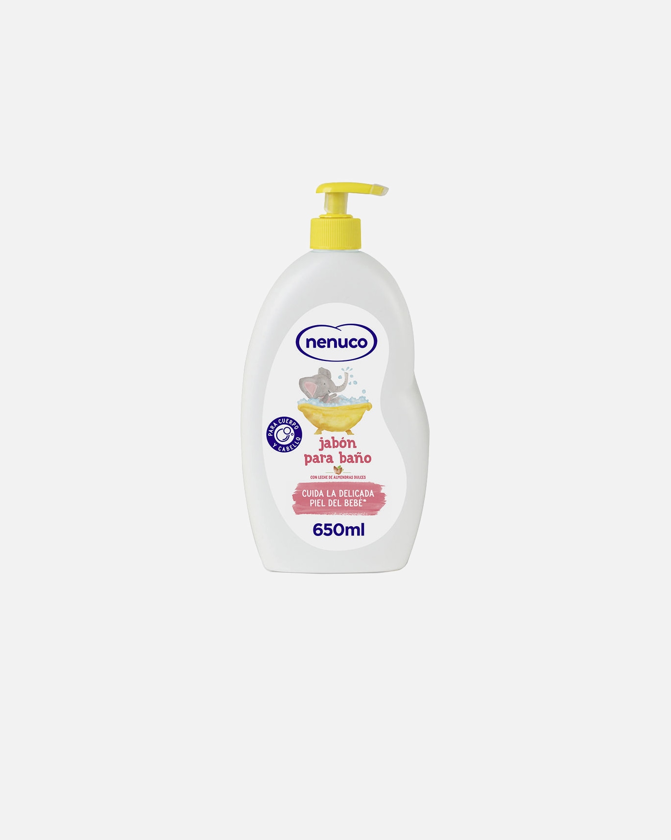 Gel de ducha bebé para Unisex Nenuco BAÑO HIDRATANTE con leche de almendras dulces 650 ml