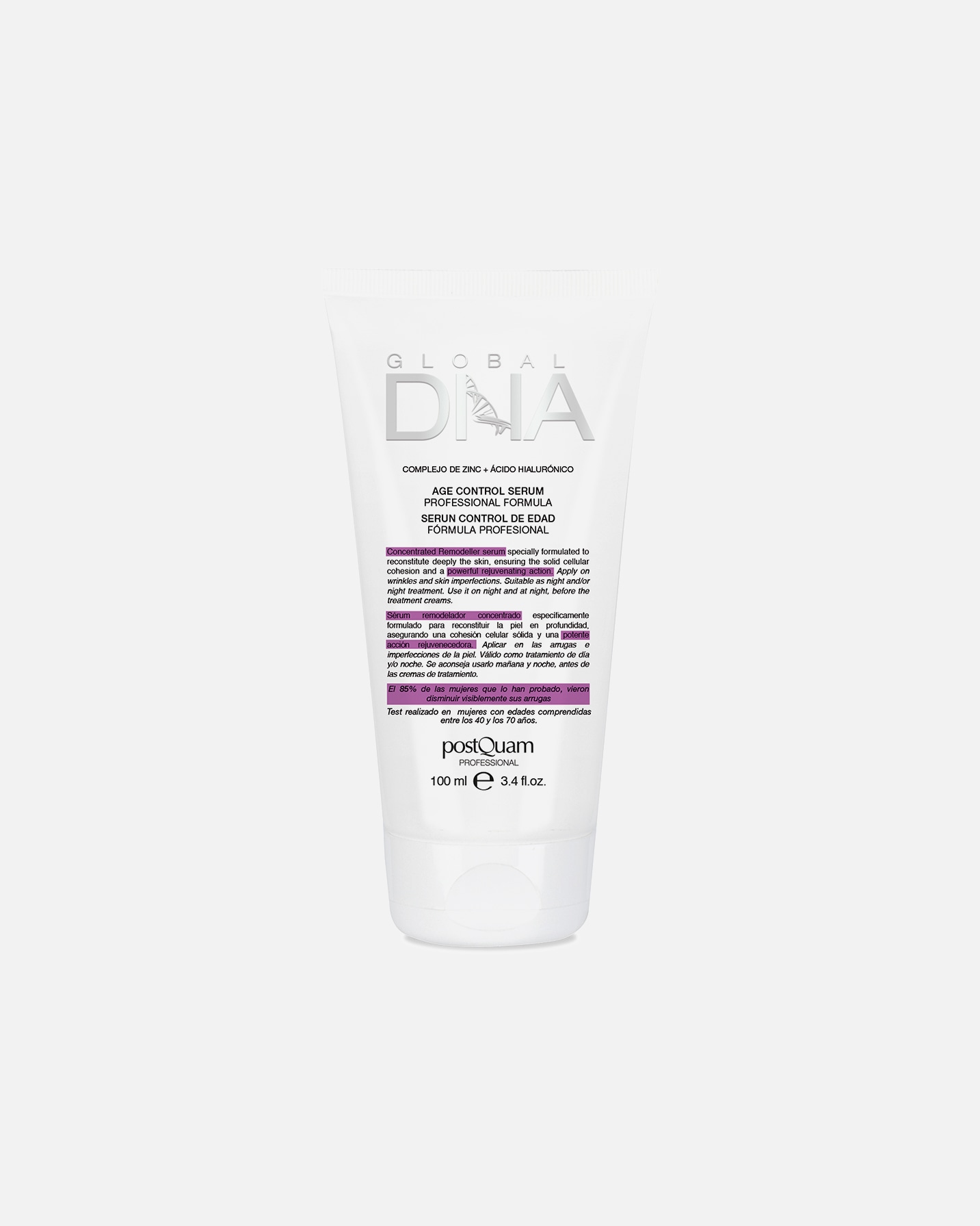 Suero antienvejecimiento para Unisex Skin Care Dna 100 ml