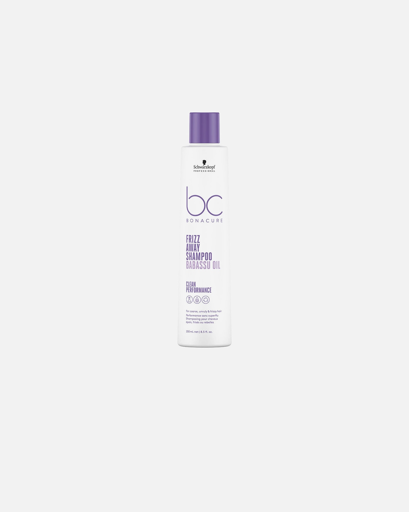 Champú capilar para Unisex Schwarzkopf Professional BC BONACURE Keratin Smooth Perfect BC FRIZZ AWAY micellar shampoo 250 ml