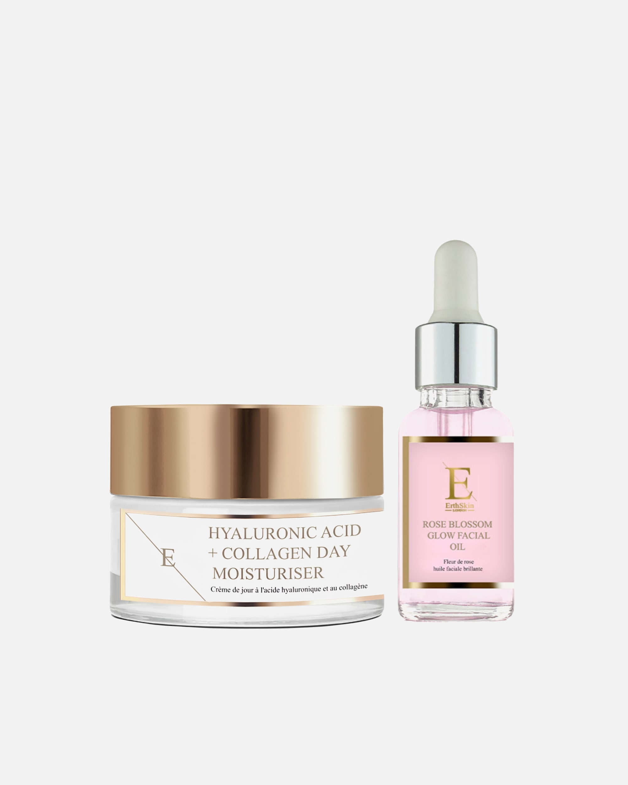 Set de tratamiento facial para Mujer ErthSkin London Set Rose & Hydra Glow 1 pieza