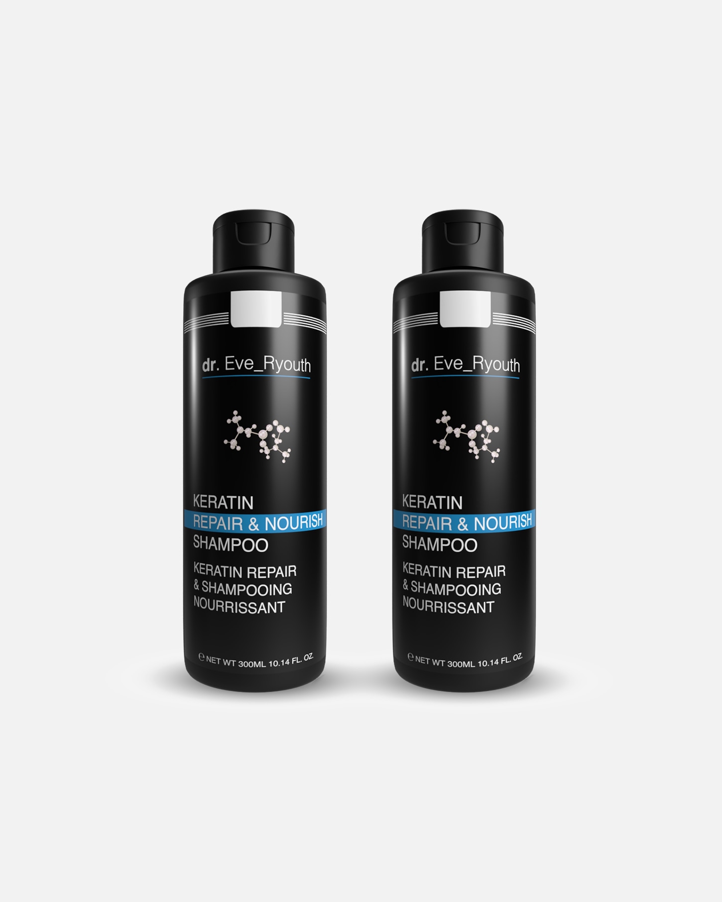 Champú capilar para Mujer Dúo de cuidado de queratina 1 pieza