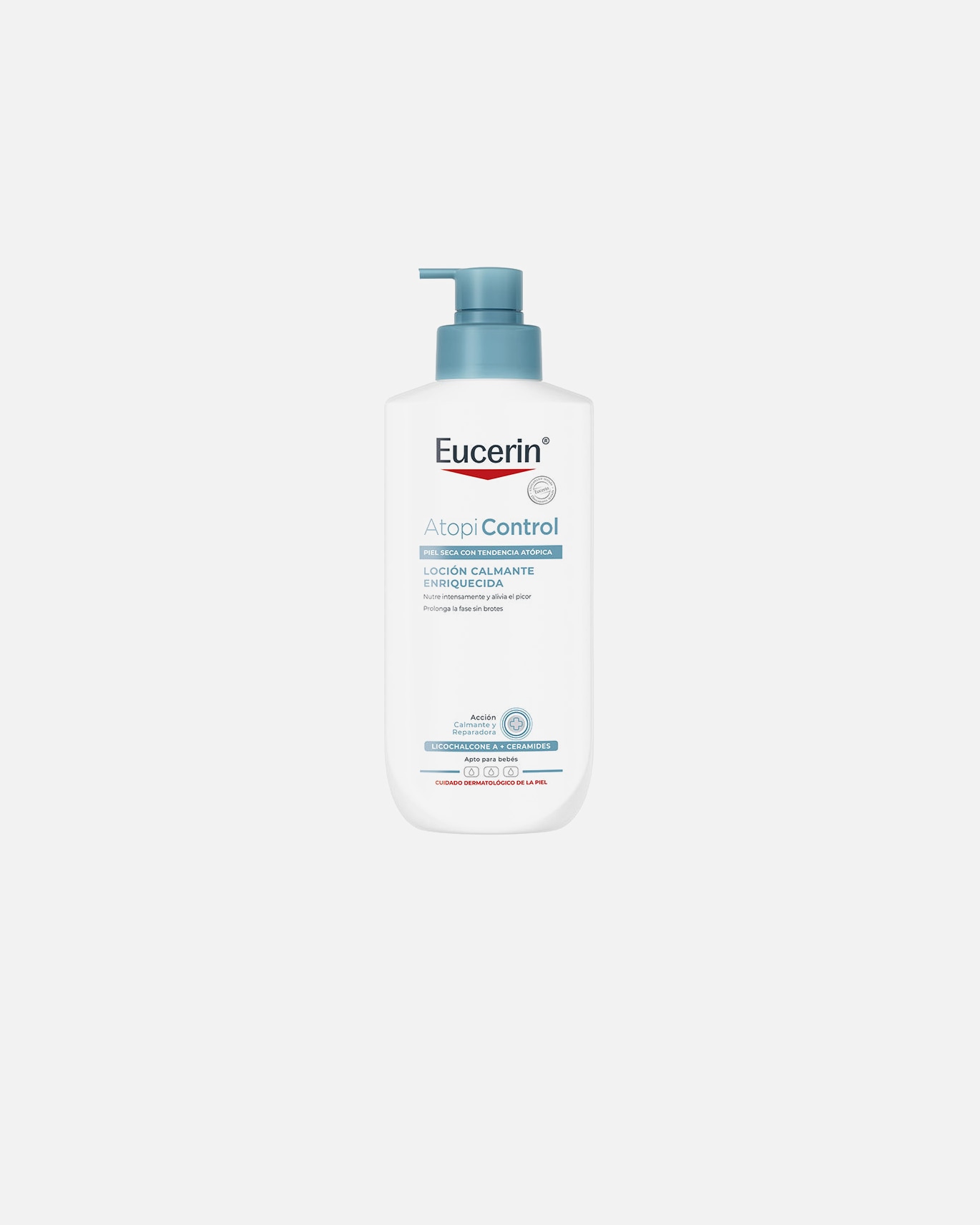 Loción corporal para Unisex Eucerin ATOPICONTROL loción corporal 12% omega 400 ml