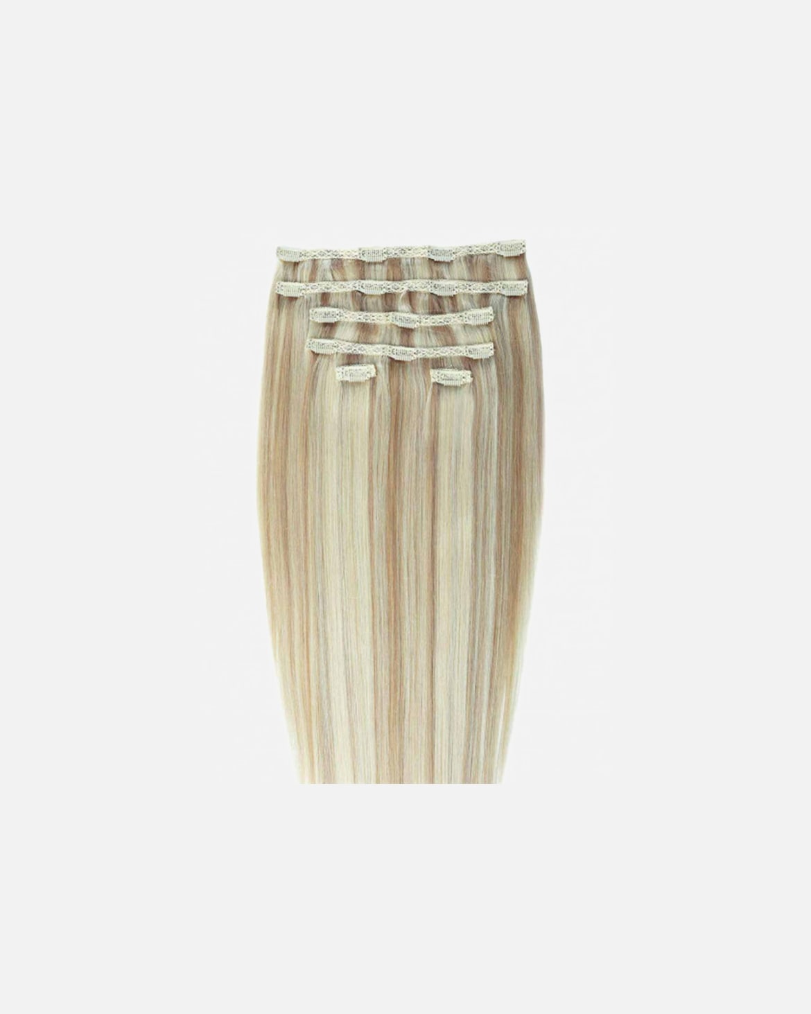 Extensiones para Unisex Gold24 Extensiones Con Clip Gold24 #6 Marrón Claro - 50 Cm #27/613 Mezcla Rubio Claro - 50 Cm