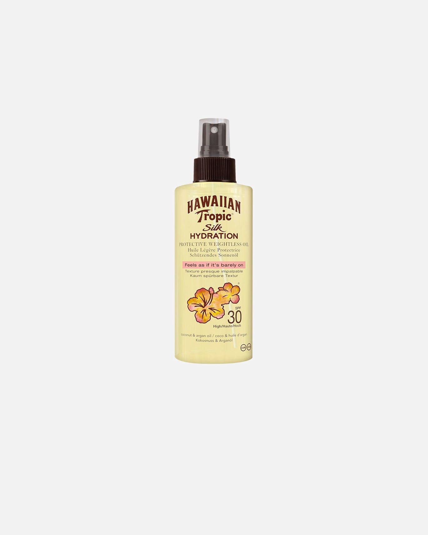 Spray solar para Unisex Hawaiian Tropic SILK HYDRATION dry oil SPF30 mist 150 ml