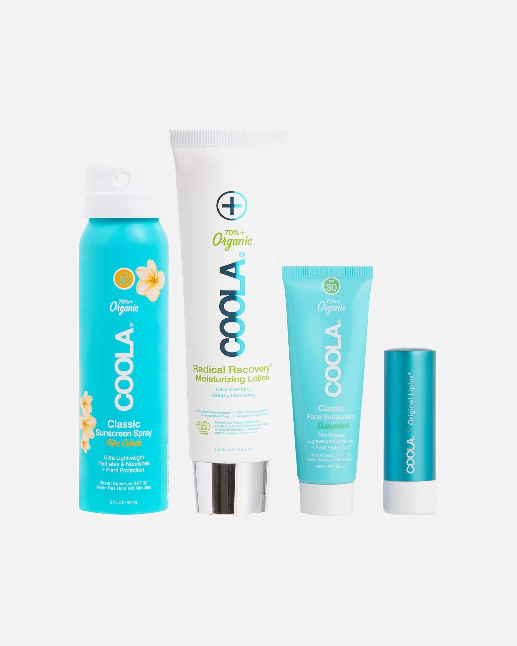 Cofre higiene personal para Unisex Coola Travel Kit 4-Piece Travel Kit 4-Piece