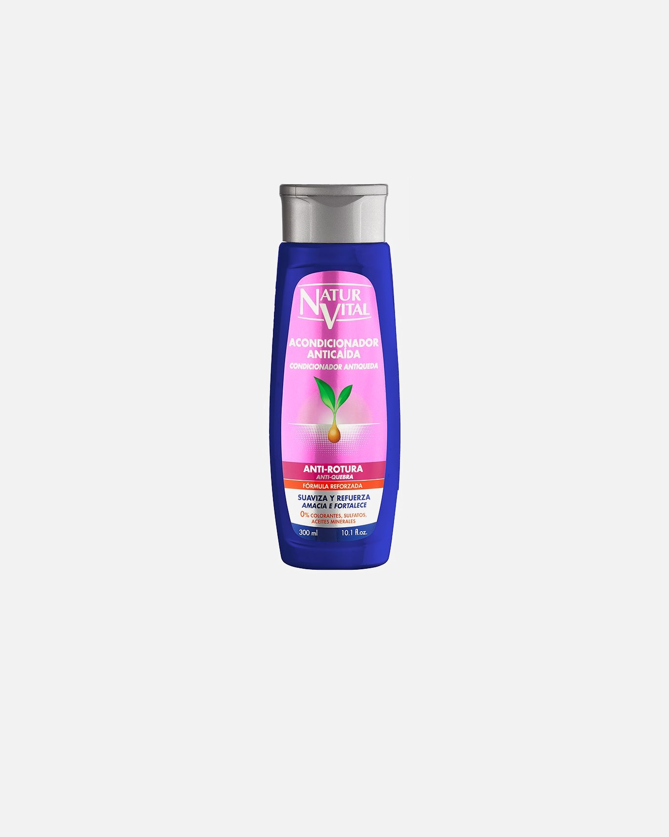 Acondicionador capilar para Unisex Natur Vital ACONDICIONADOR ANTICAÍDA antirotura suavizayrefuerza 300 ml