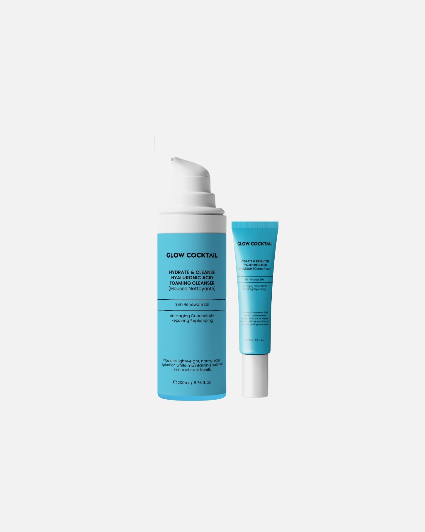 Set de tratamiento facial para Mujer Glow Cocktail Set Duo de Ácido Hialurónico 1 pieza