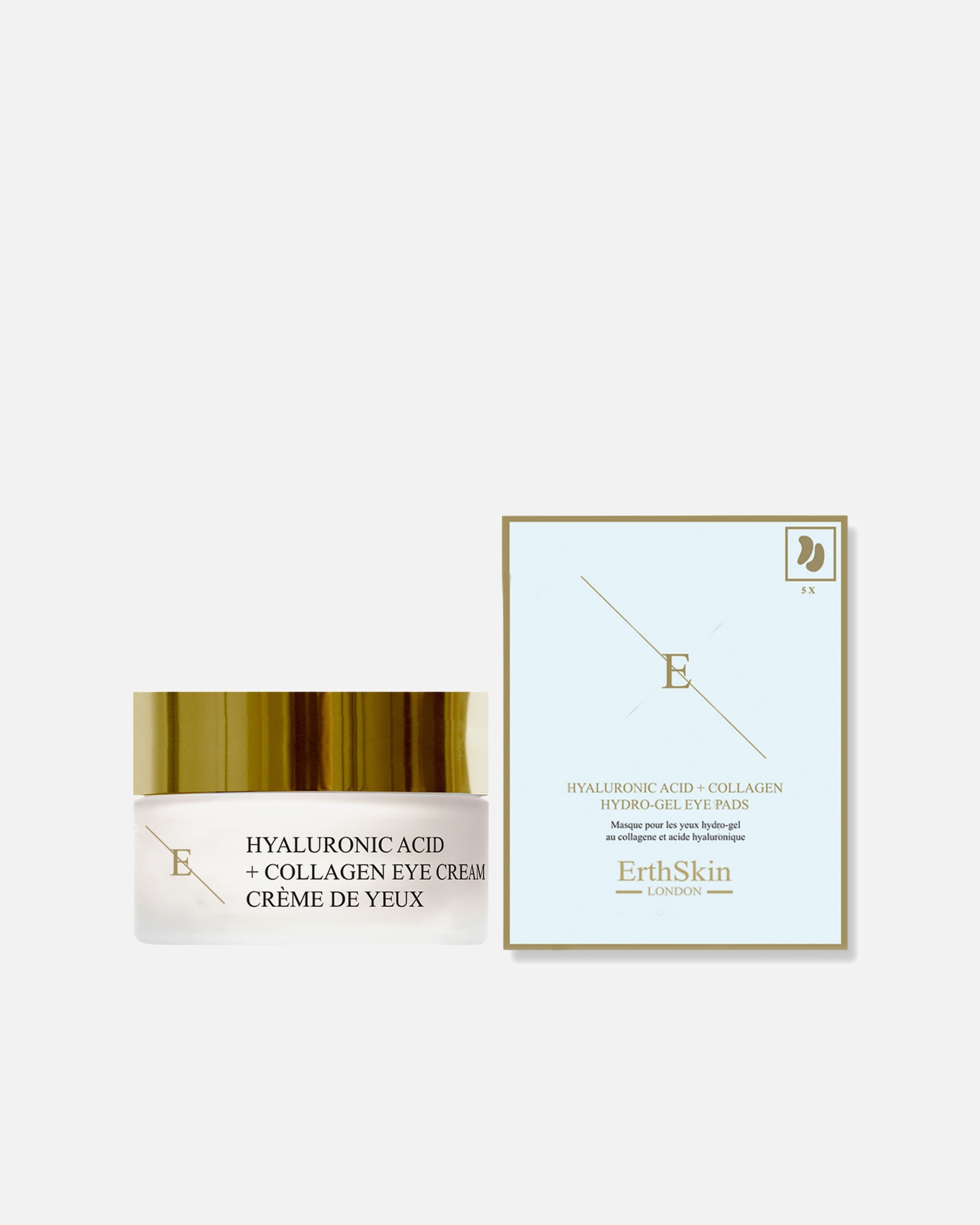 Kit cuidado de los ojos para Mujer ErthSkin London Set de contorno de ojos Pro Age + Hydrogel 1 pieza
