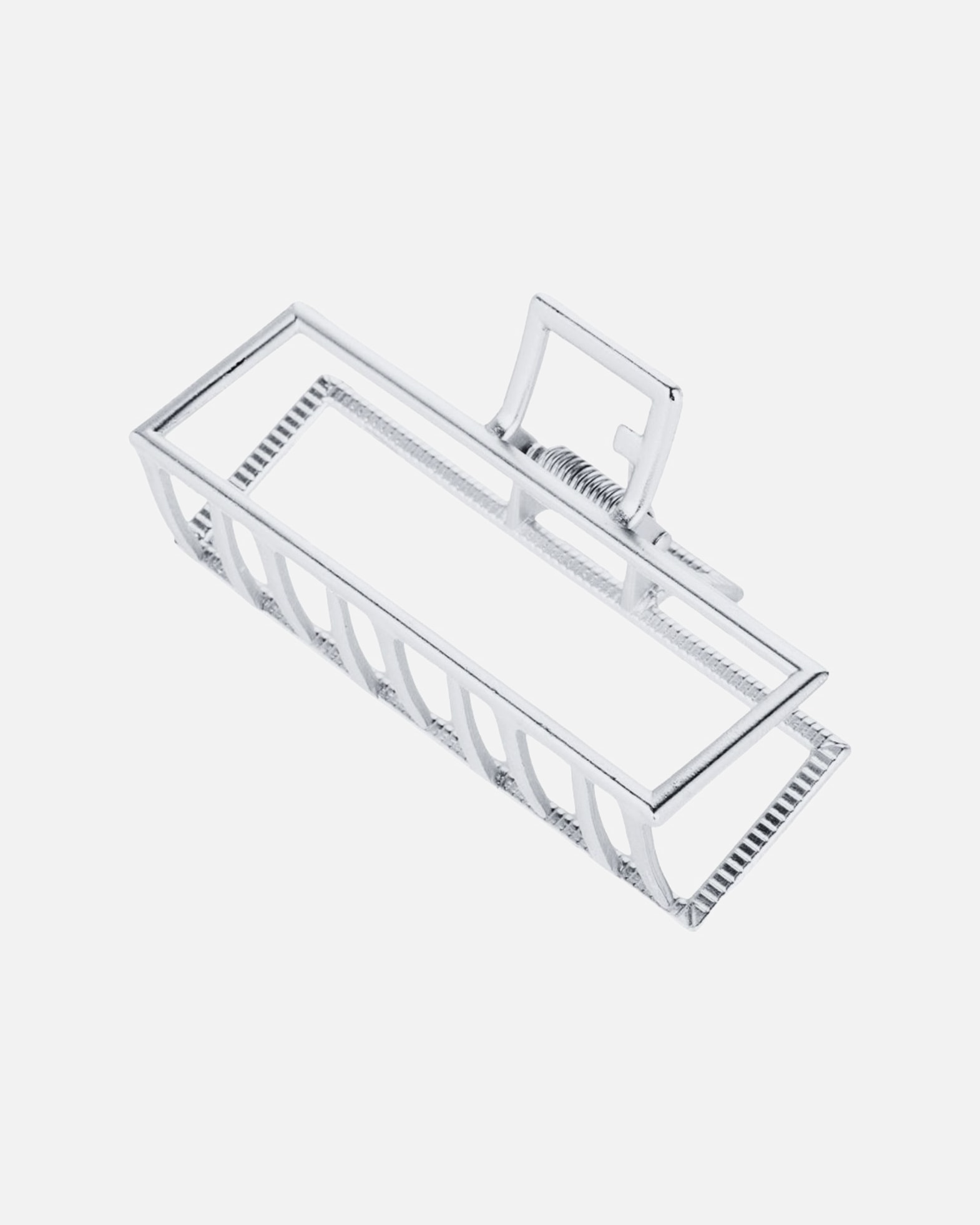 Pinza cabello para Mujer SOHO Pinza Para El Pelo Niba Square De Metal Grande Plata