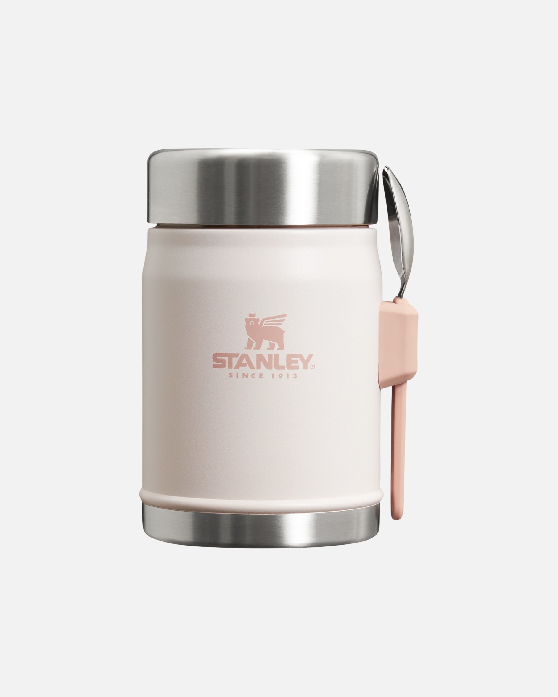 Botella para Unisex Stanley 1913 Fiambrera isotérmica - 0,4L - CLASSIC LEGENDARY FOOD JAR + SPORK Rose Quartz