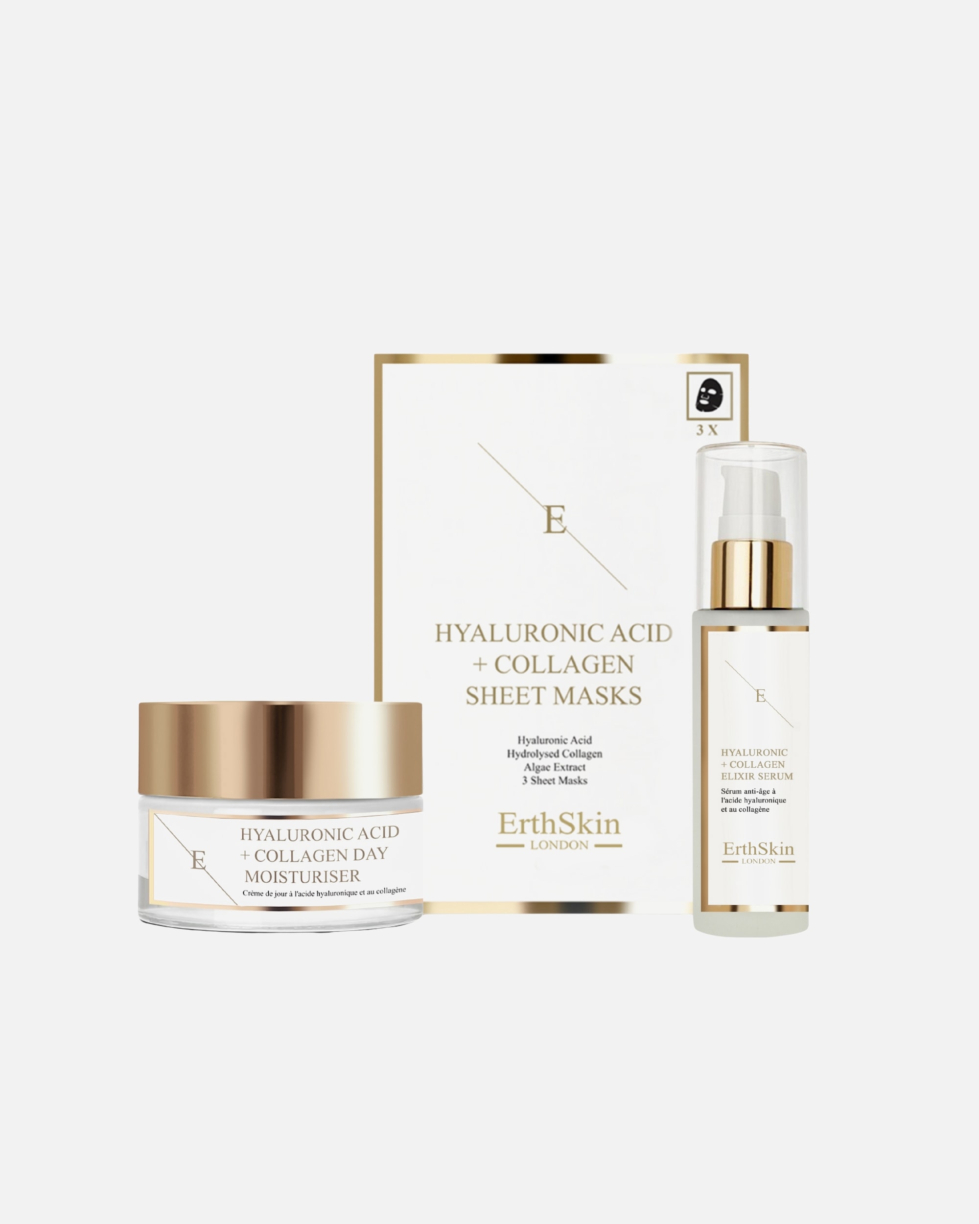 Set de tratamiento facial para Mujer Trío Hydra Lift Glow 1 pieza