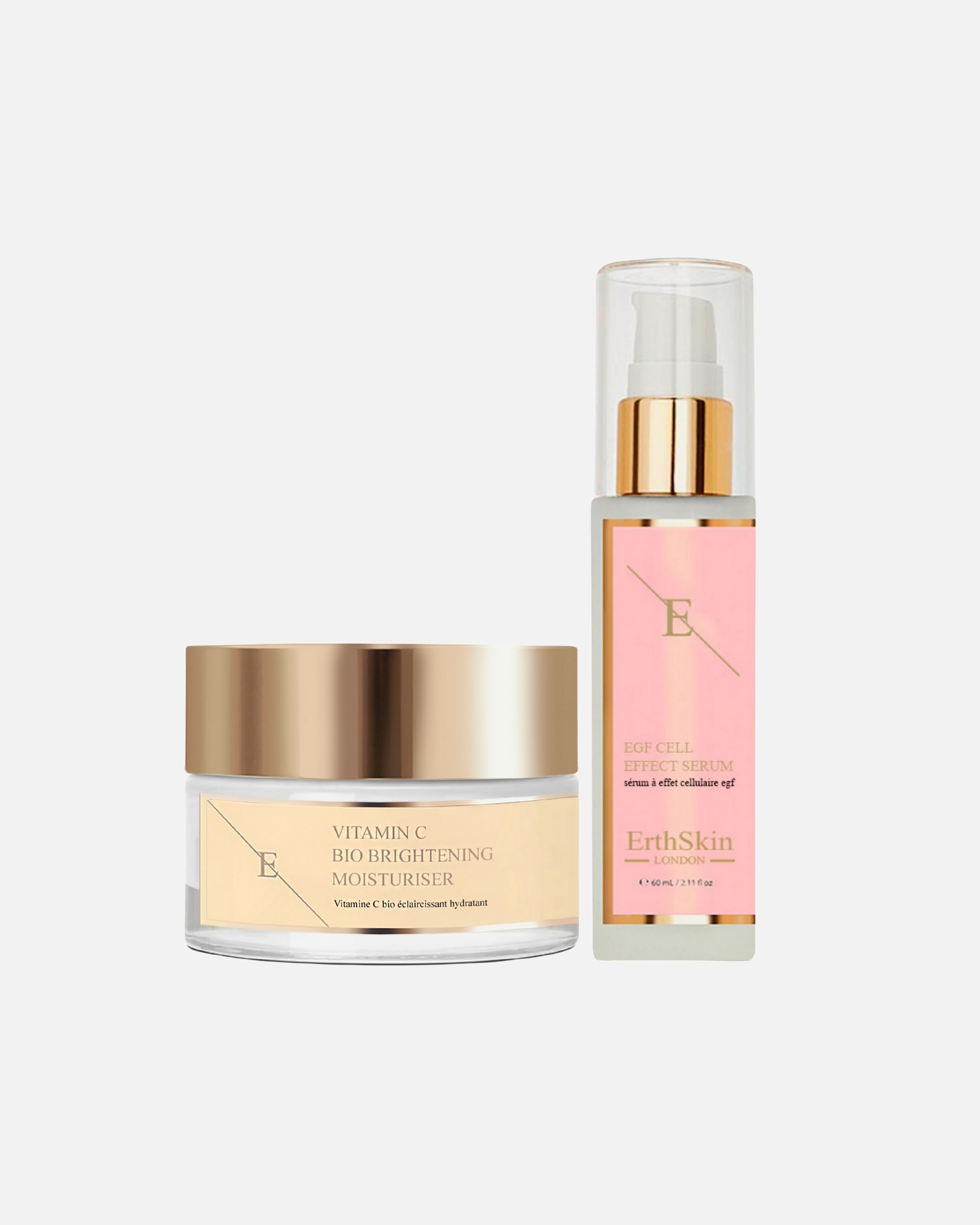 Set de tratamiento facial para Mujer Set dúo iluminador y reafirmante 1 pieza