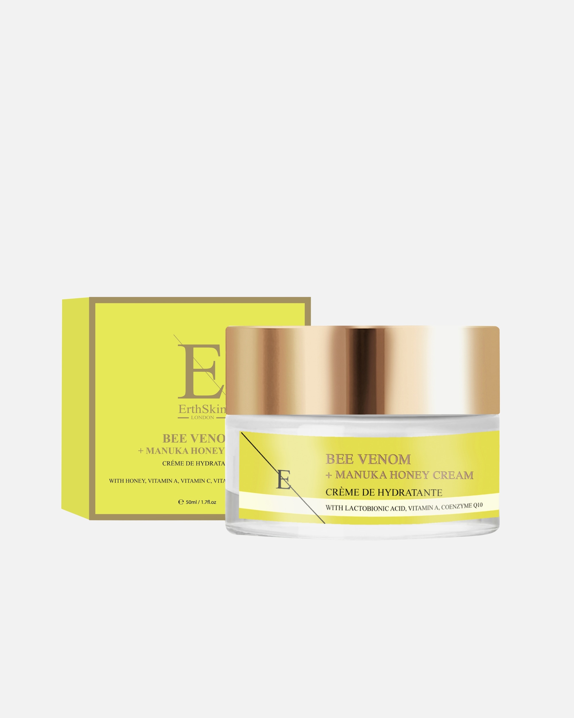 Crema facial para Mujer Crema de veneno de abeja + miel de Manuka 50ml