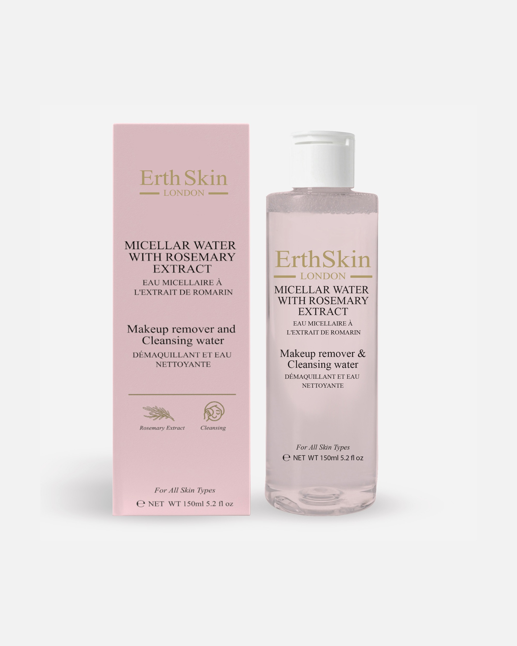 Agua micelar para Mujer ErthSkin London Agua micelar con extracto de romero 150ml