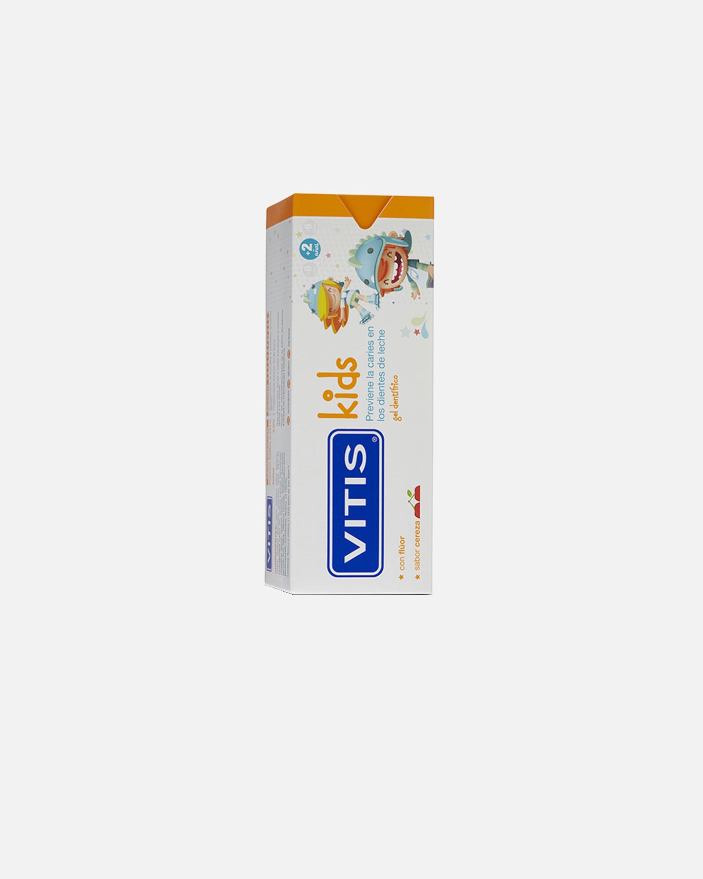 Pasta dental para Unisex vitis KIDS gel dentífrico con flúor Cereza