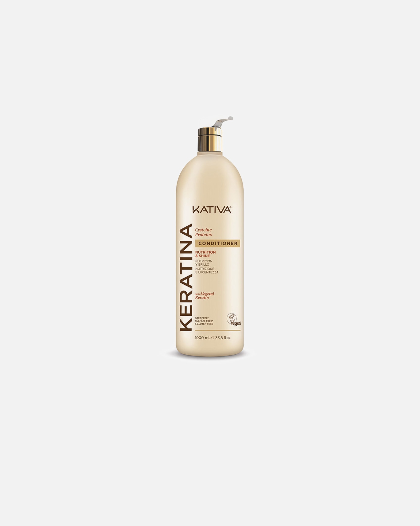 Acondicionador capilar para Mujer Kativa KERATINA bálsamo nutrition 1000 ml