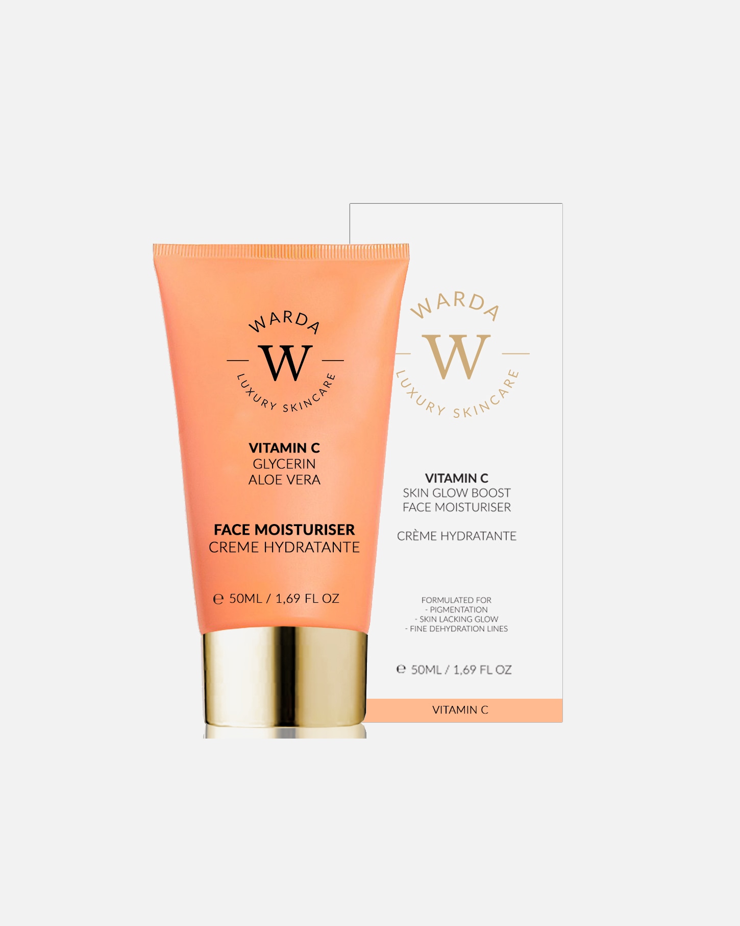 Crema facial para Mujer WARDA LUXURY SKINCARE Crema de vitamina C 50ml