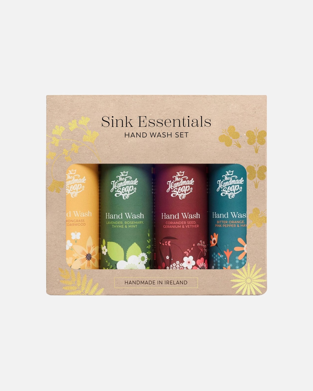 para Unisex Jabón de Manos Hierba Limón 100ml + Jabón de Manos Naranja Amarga 100ml + Jabón de Manos Lavanda 100ml + Jabón de Manos Semilla de Cilantro 100ml