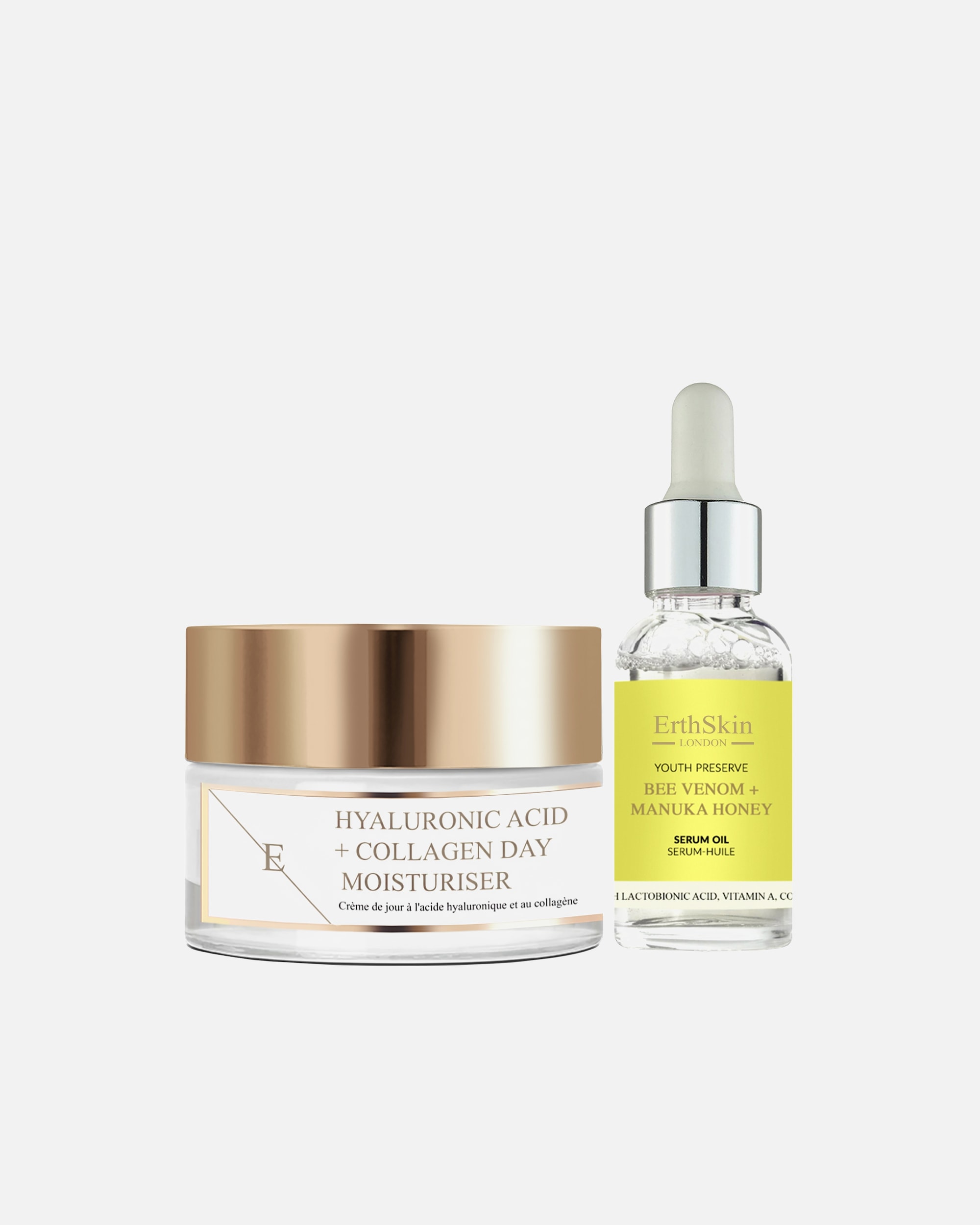 Set de tratamiento facial para Mujer ErthSkin London Set dúo Hydra & Nourish 1 pieza