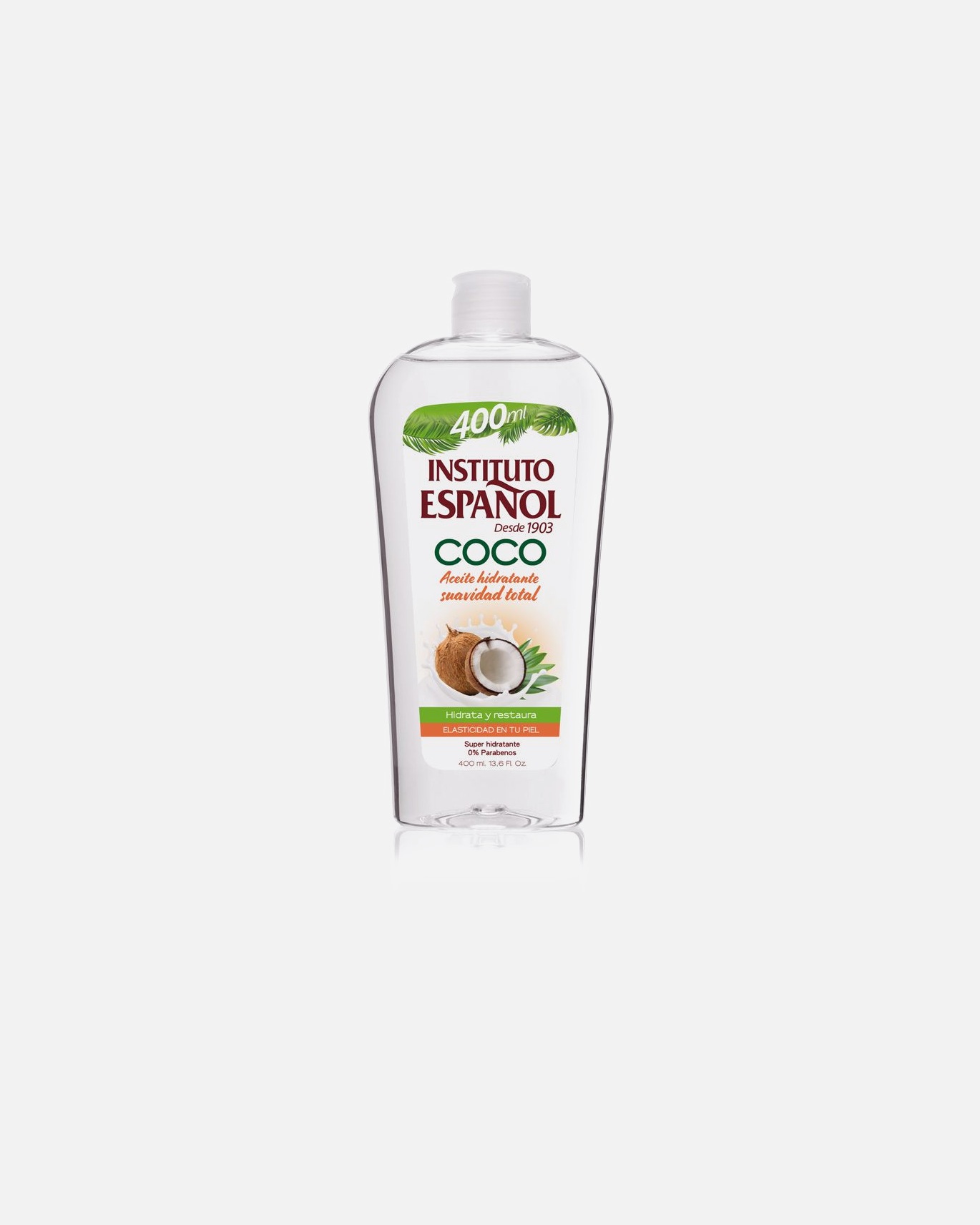 Aceite corporal para Unisex Instituto Español COCO aceite corporal 400 ml