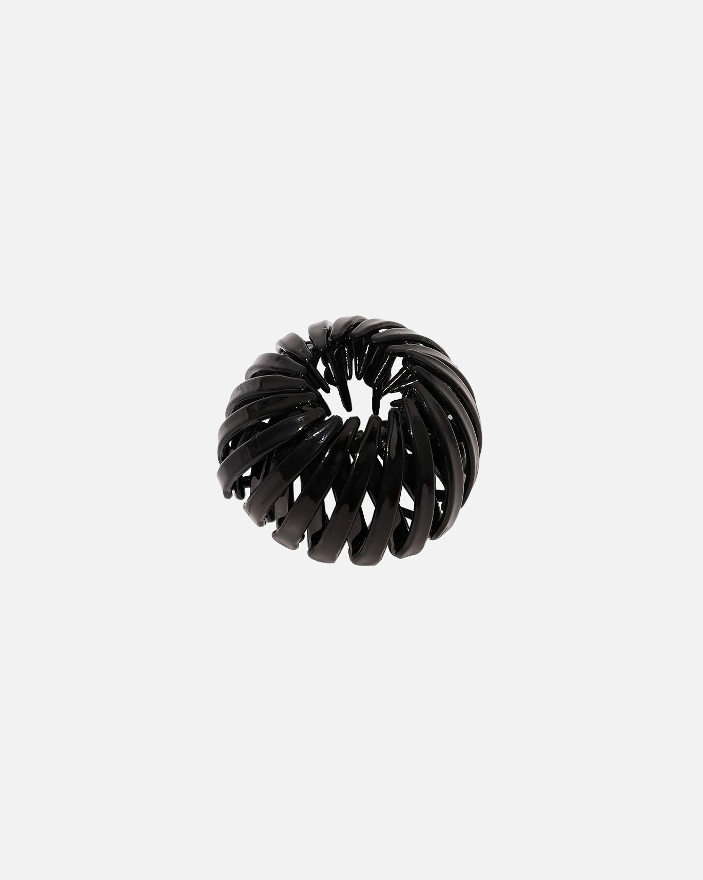 Goma de pelo para Mujer SOHO Pesca Cola De Caballo Espiral Negro