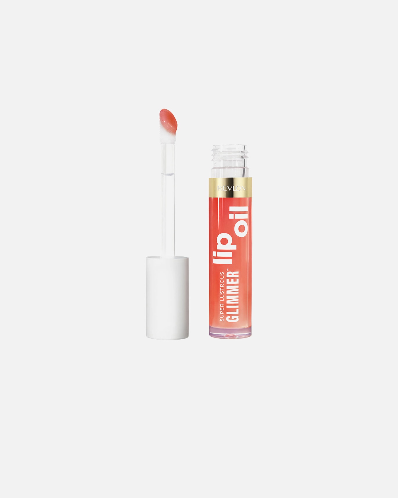 Brillo de labios para Unisex Revlon SUPER LUSTROUS GLIMMER lip oil #02-Miss Coral