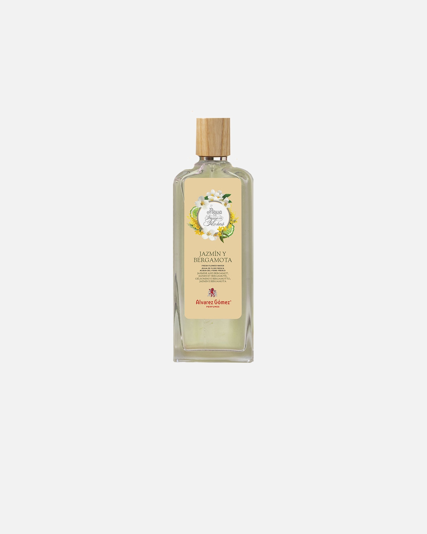 Eau de Cologne para Mujer Alvarez Gomez AGUA FRESCA FLORES jazmín y bergamota 150 ml