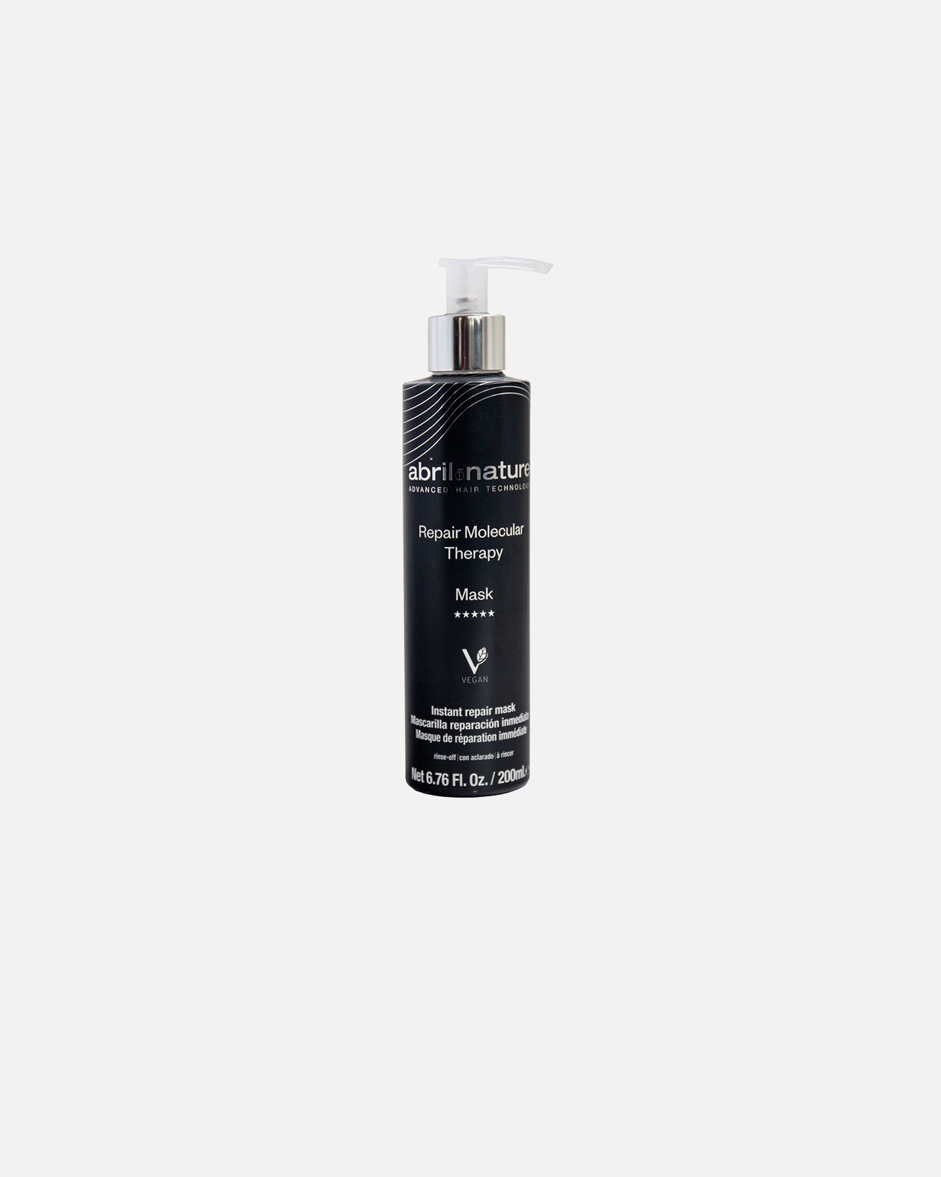 Mascarilla capilar para Unisex Abril Et Nature MOLECULAR THERAPY mascarilla reparación inmediata 200 ml