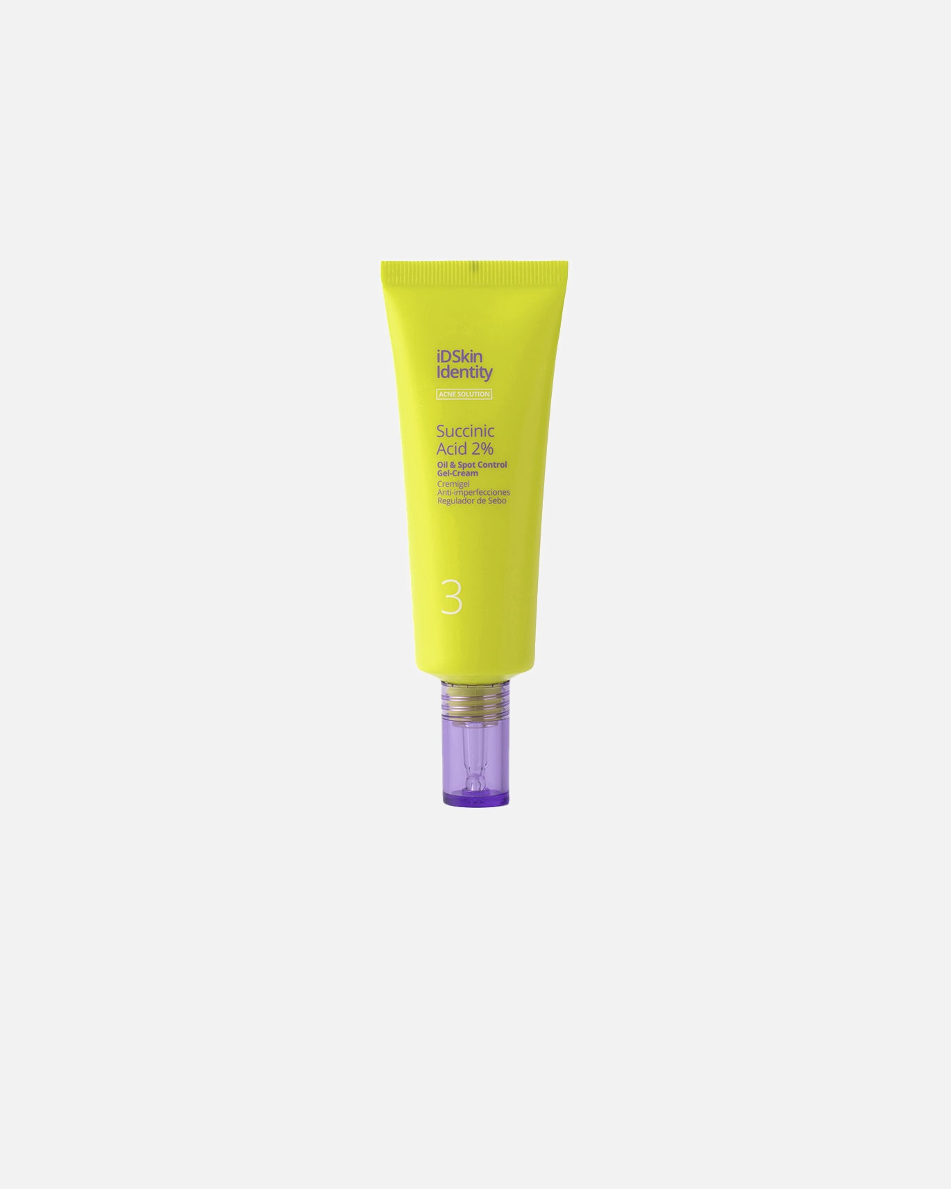 Crema facial para Unisex Skin Generics ID SKIN identity succinic acid 2% crema gel 50 ml