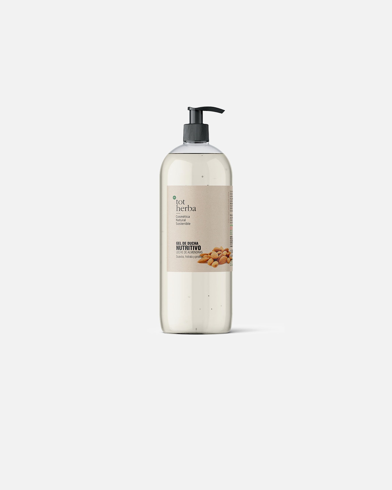 Gel de ducha para Hombre Tot Herba GEL DE DUCHA NUTRITIVO leche de almendras 1000 ml