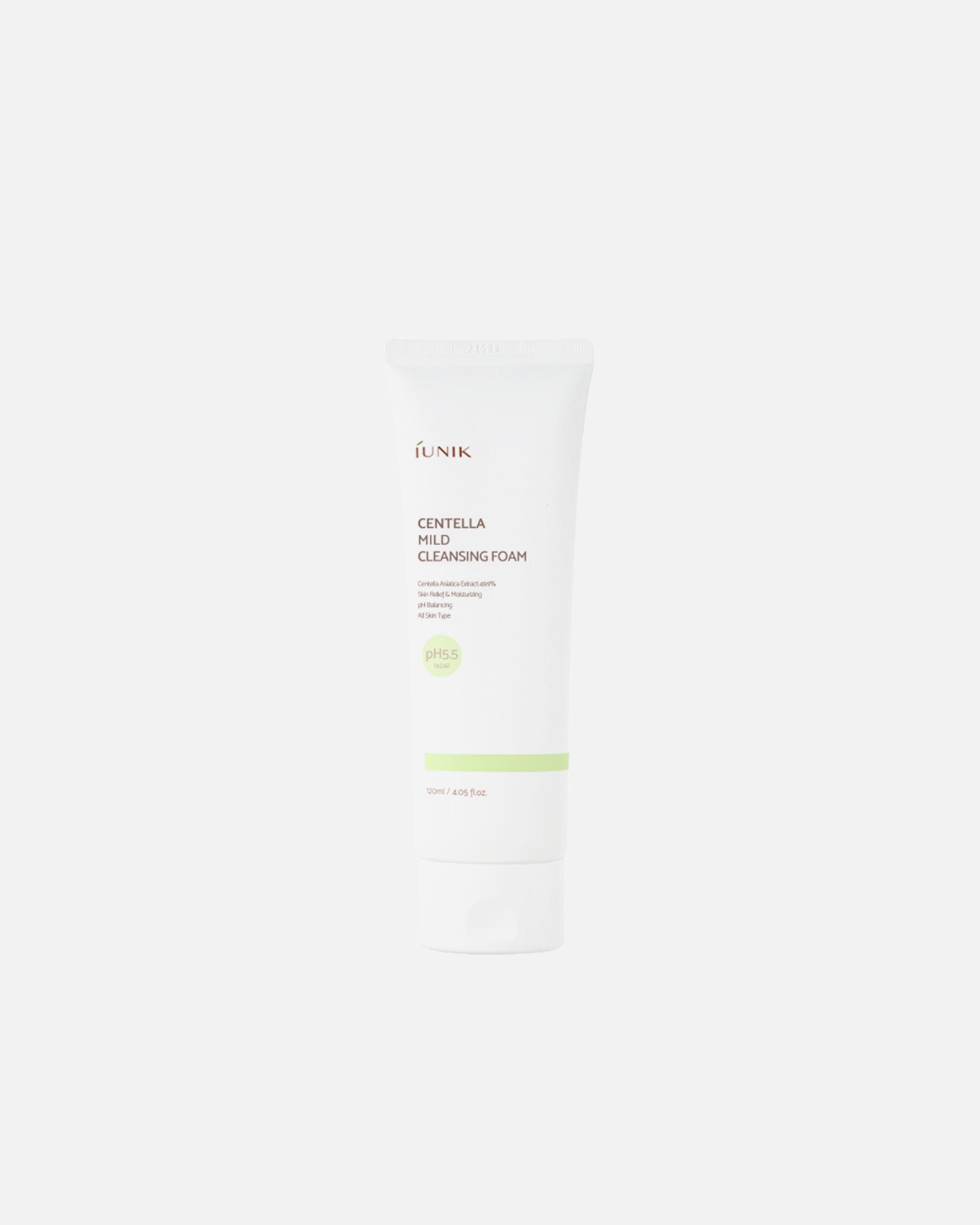 Espuma de limpieza facial para Unisex iUnik Centella Mild Cleansing Foam 120 ml