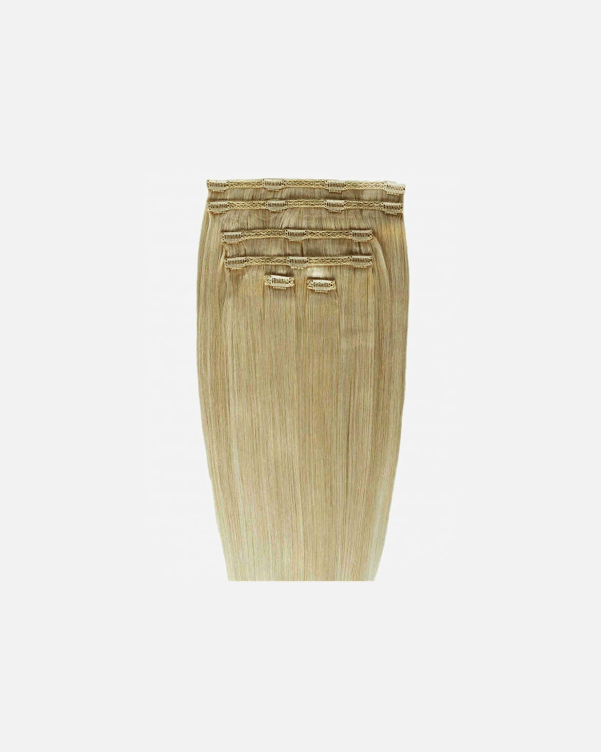 Extensiones para Unisex Gold24 Extensiones Con Clip Gold24 #4 Marrón - 60 Cm #27 Rubio Medio - 60 Cm