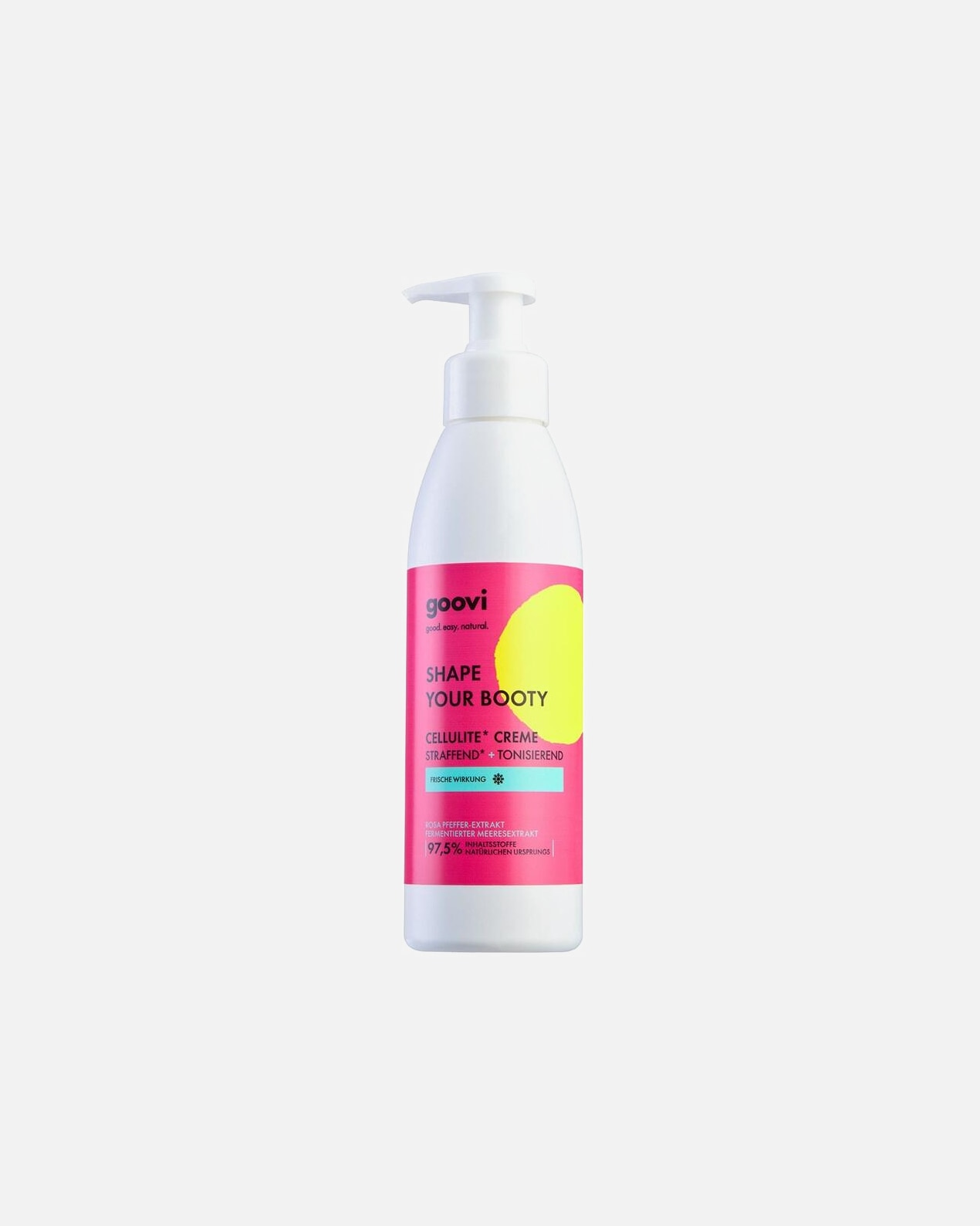 Cuidado anticelulítico para Mujer goovi Shape Your Booty Crema anticelulítica con efecto refrescante 240 ml