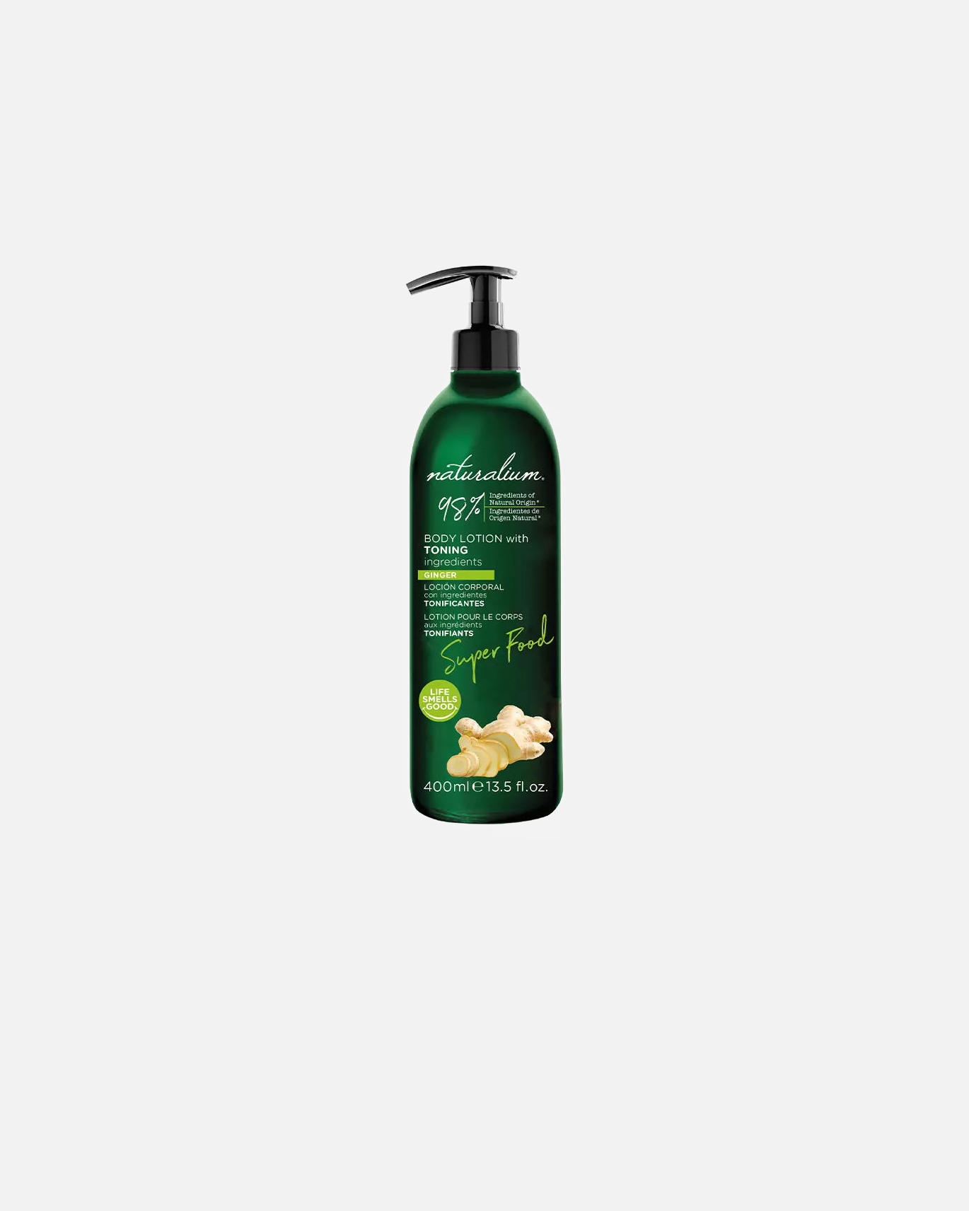 Loción corporal para Unisex SUPER FOOD ginger toning body lotion 400 ml